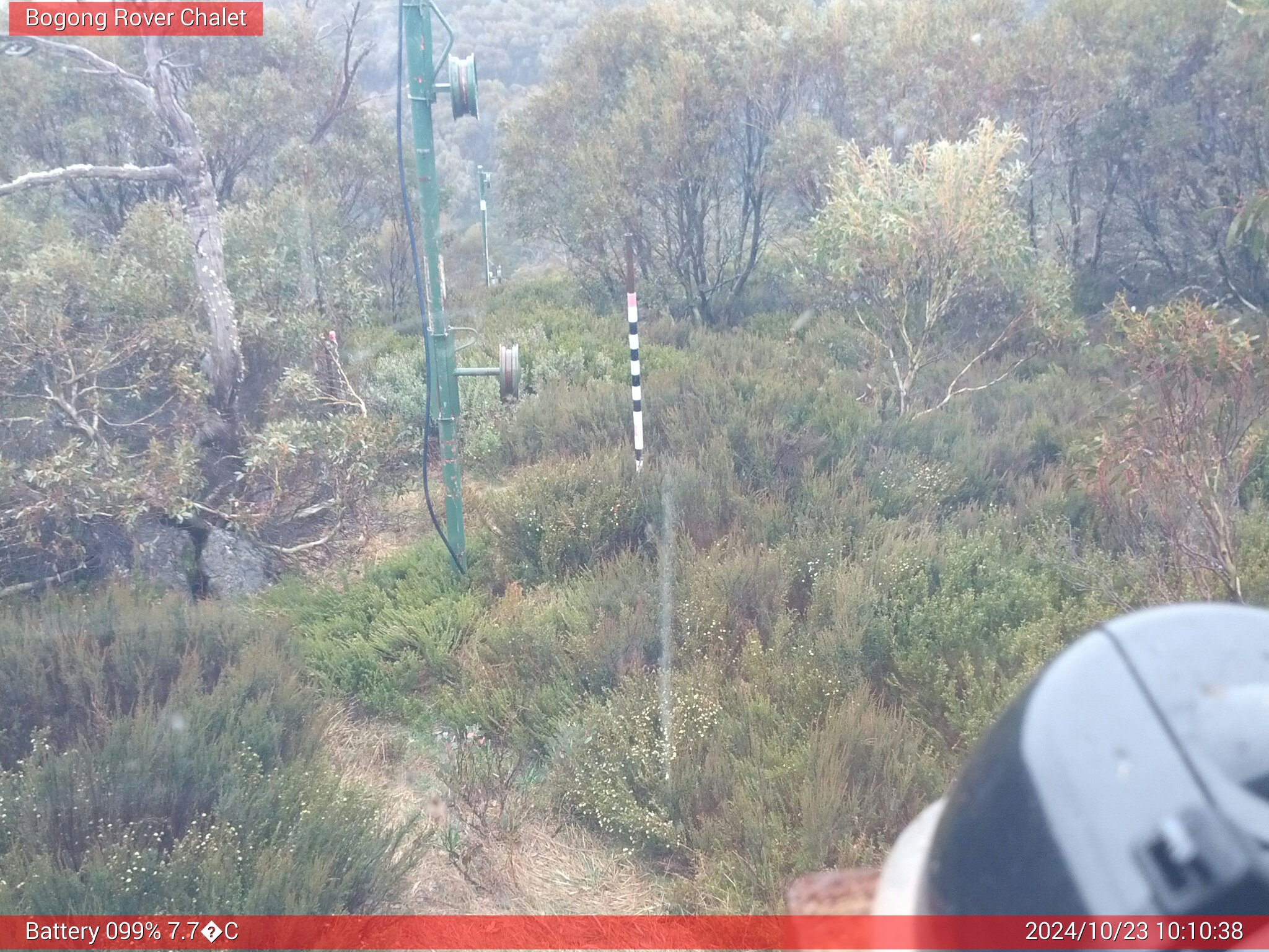 Bogong Web Cam 10:10am Wednesday 23rd of October 2024