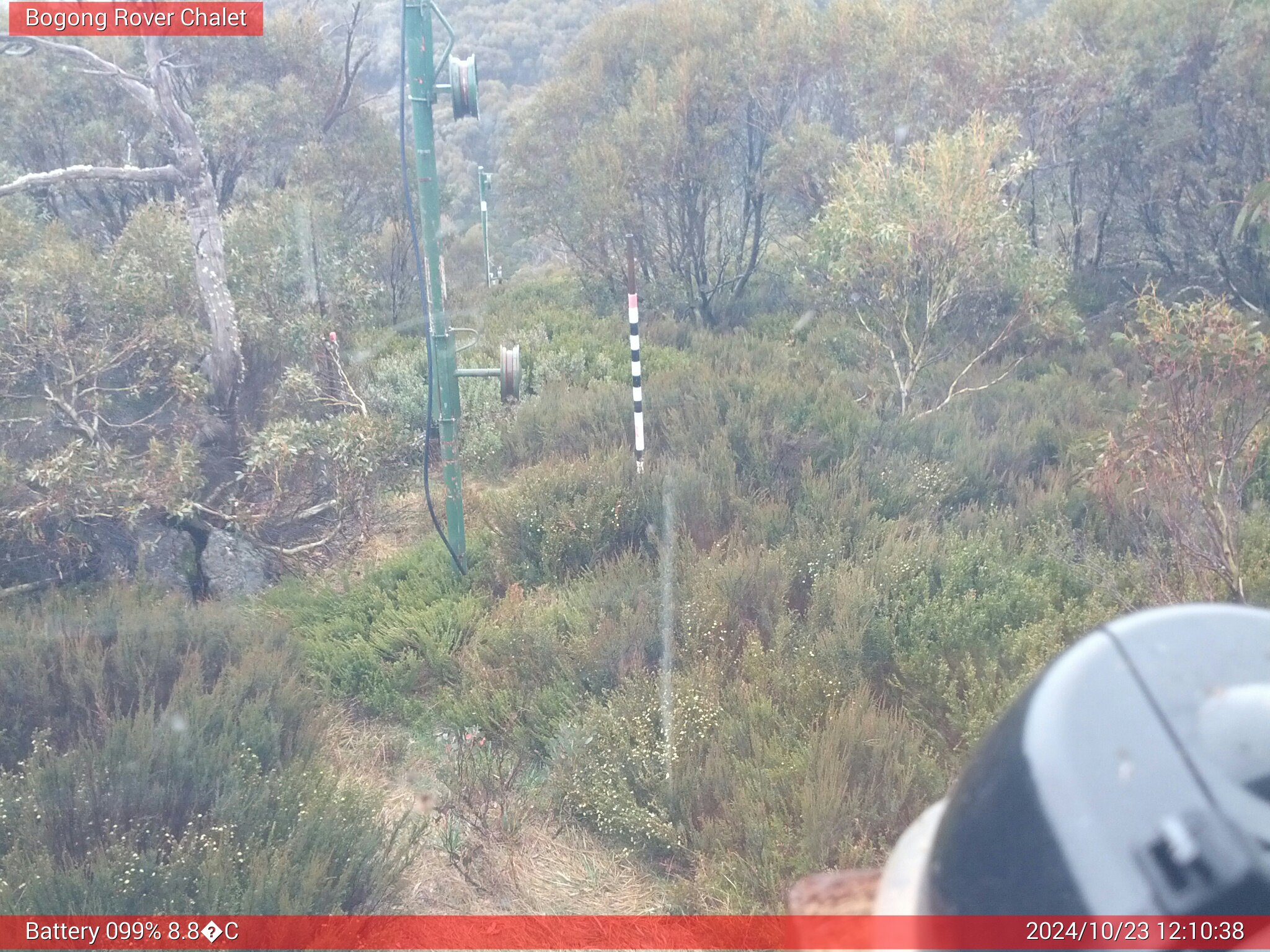 Bogong Web Cam 12:10pm Wednesday 23rd of October 2024