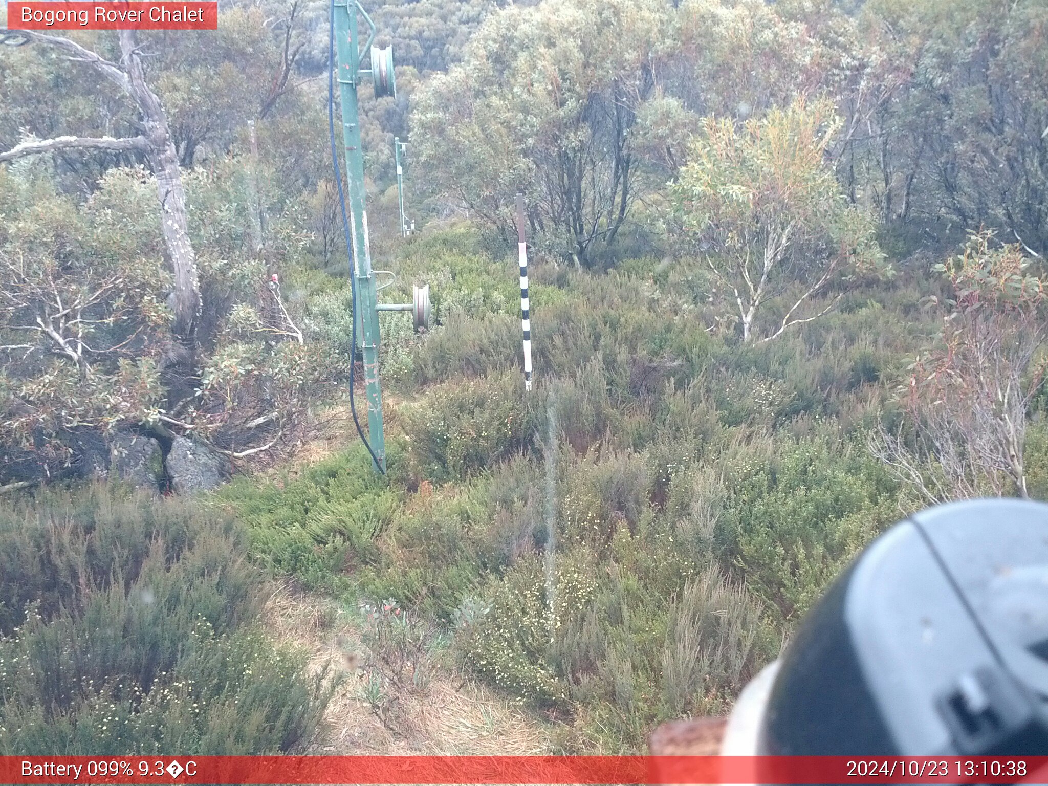 Bogong Web Cam 1:10pm Wednesday 23rd of October 2024