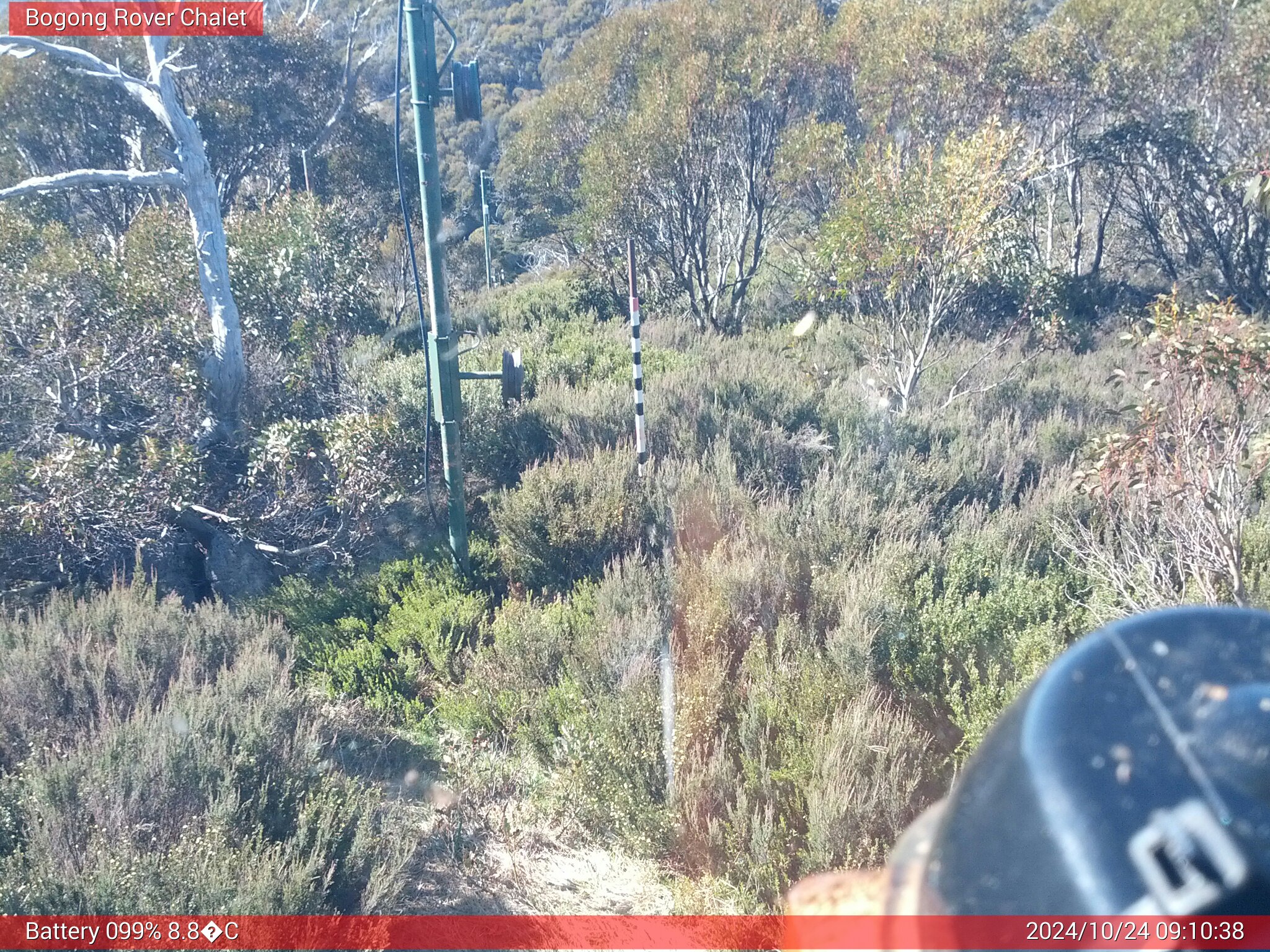 Bogong Web Cam 9:10am Thursday 24th of October 2024