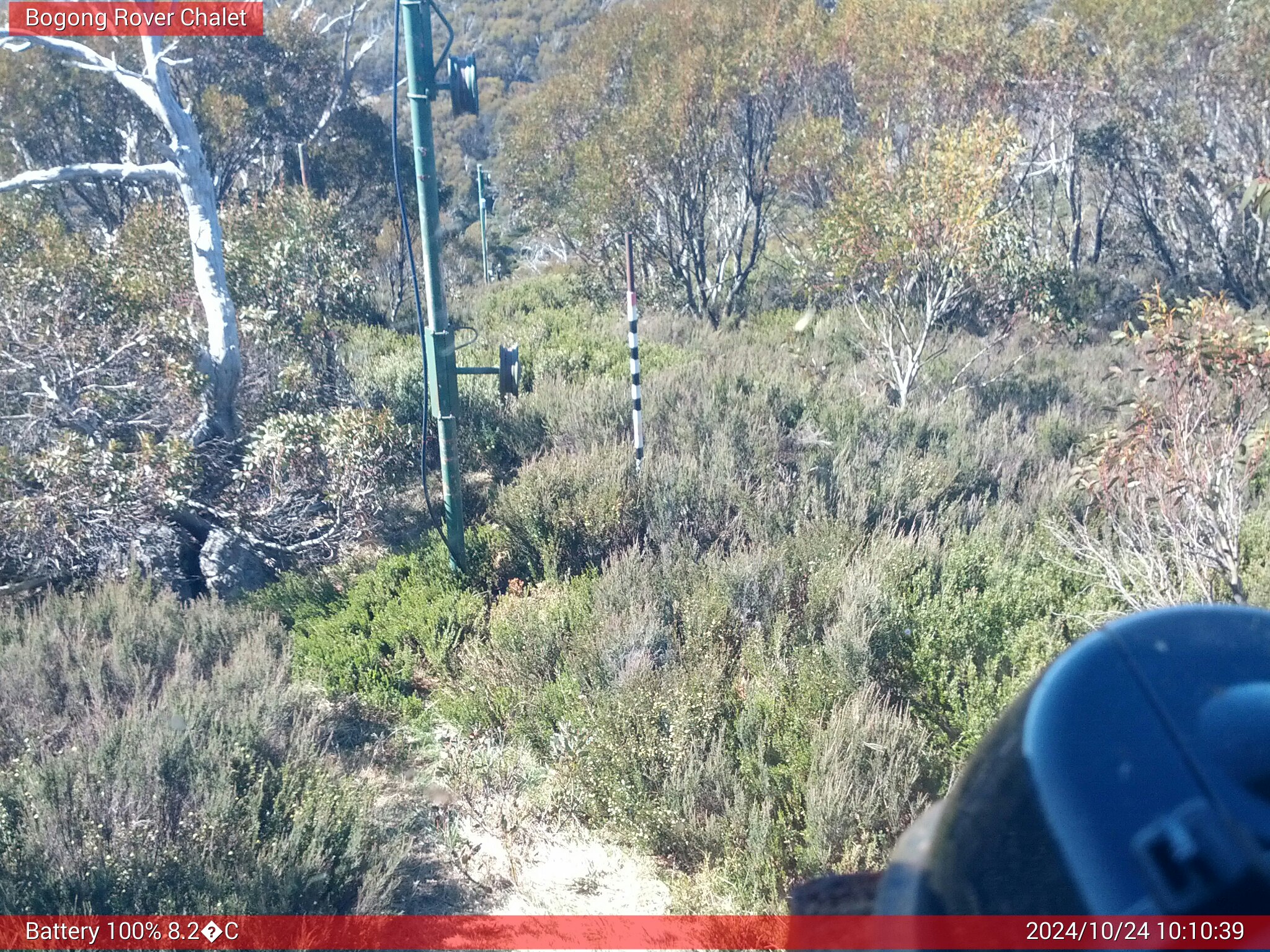 Bogong Web Cam 10:10am Thursday 24th of October 2024