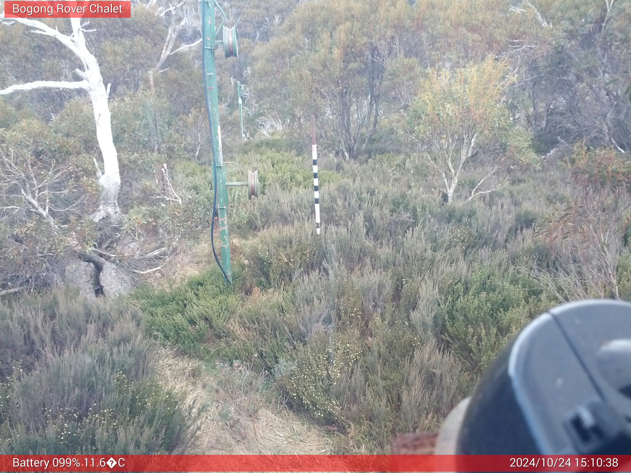 Bogong Web Cam 3:10pm Thursday 24th of October 2024