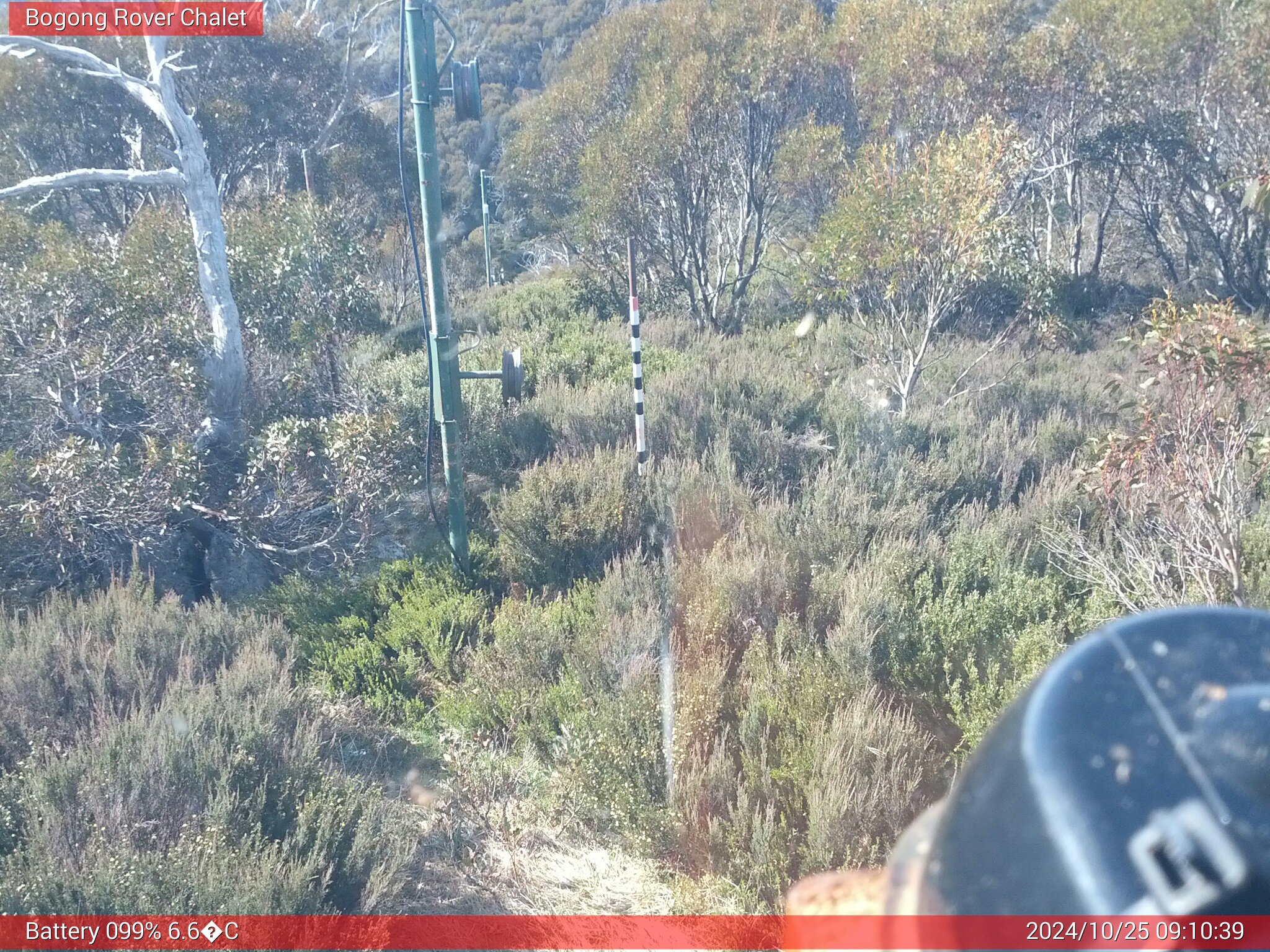 Bogong Web Cam 9:10am Friday 25th of October 2024