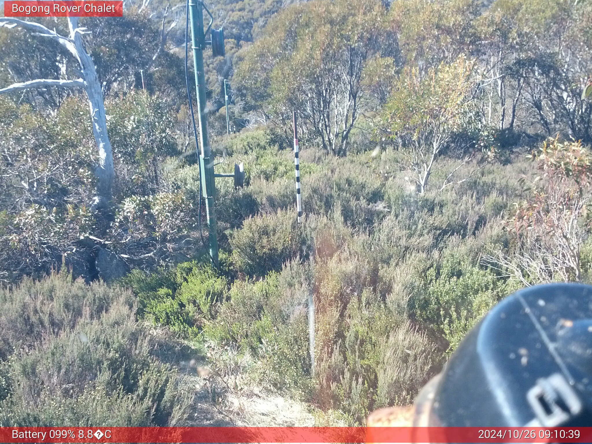 Bogong Web Cam 9:10am Saturday 26th of October 2024