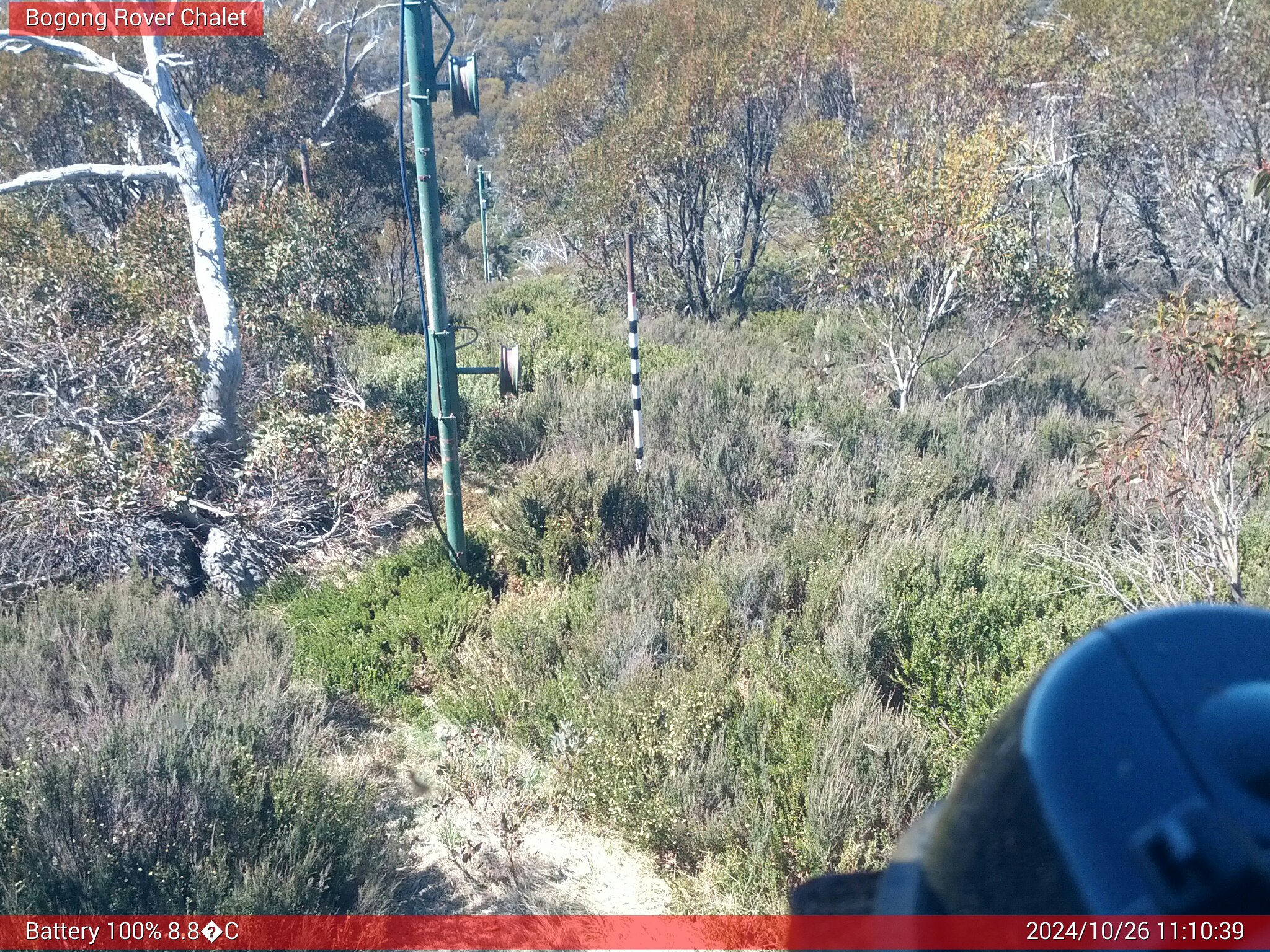 Bogong Web Cam 11:10am Saturday 26th of October 2024