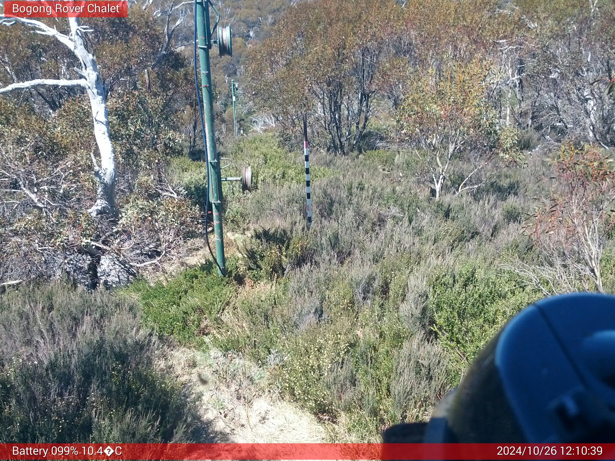 Bogong Web Cam 12:10pm Saturday 26th of October 2024