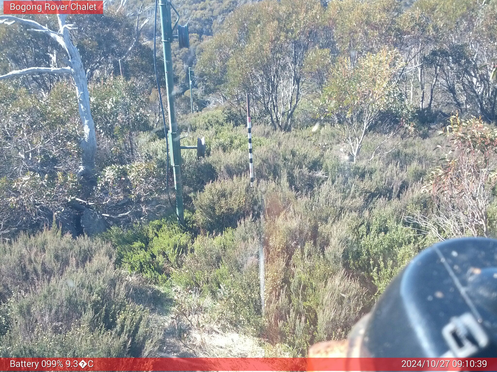 Bogong Web Cam 9:10am Sunday 27th of October 2024