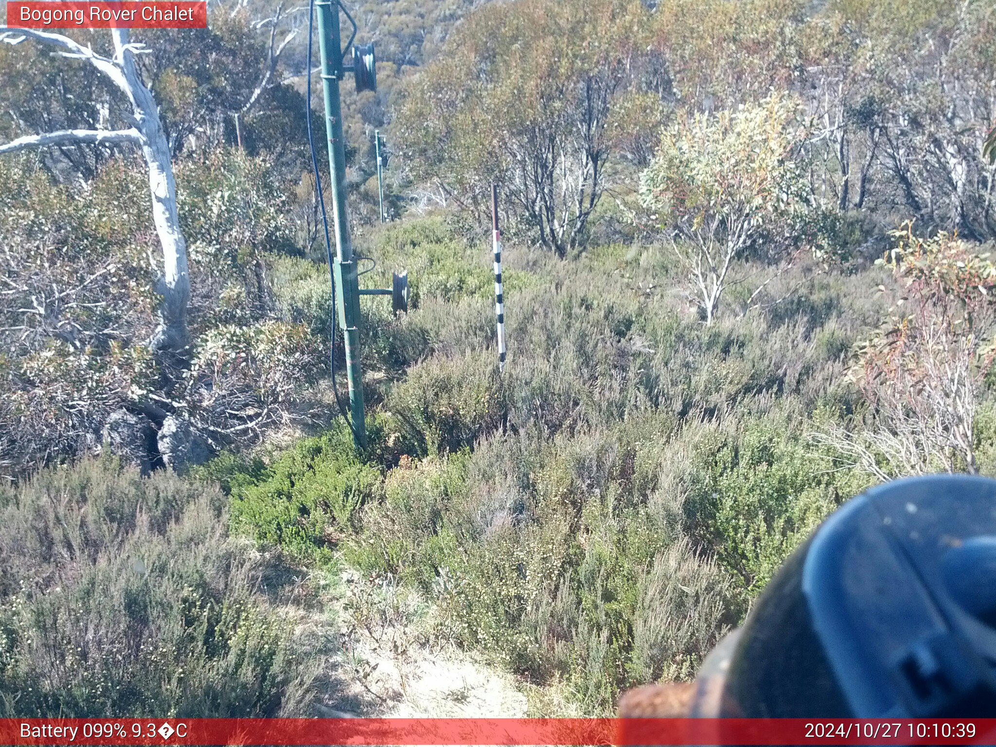 Bogong Web Cam 10:10am Sunday 27th of October 2024