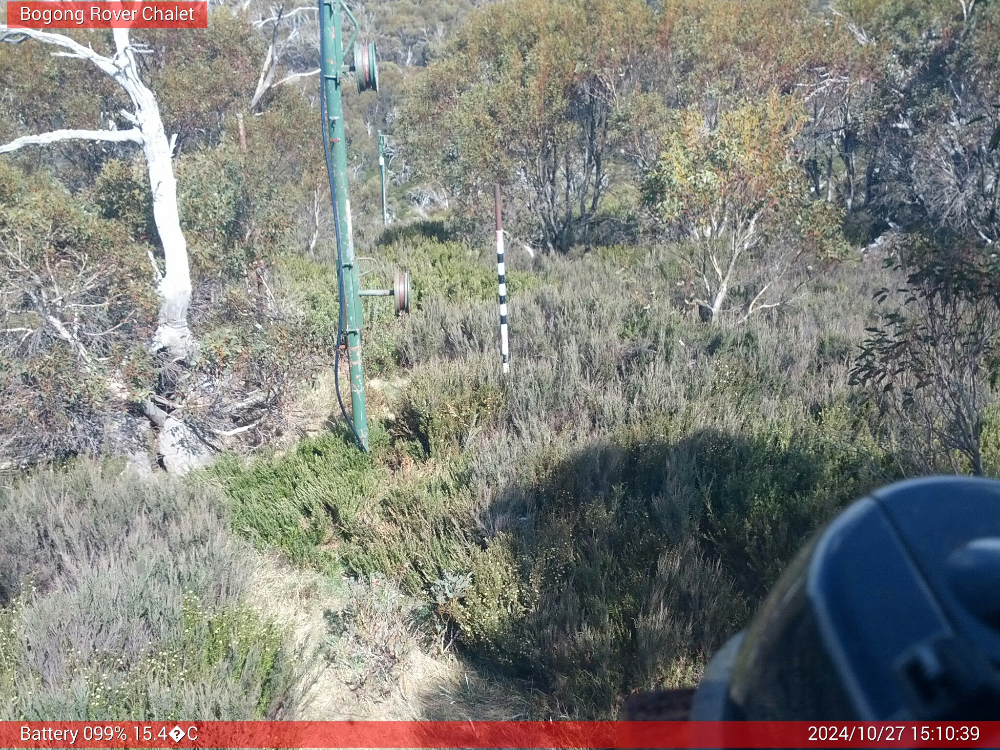 Bogong Web Cam 3:10pm Sunday 27th of October 2024