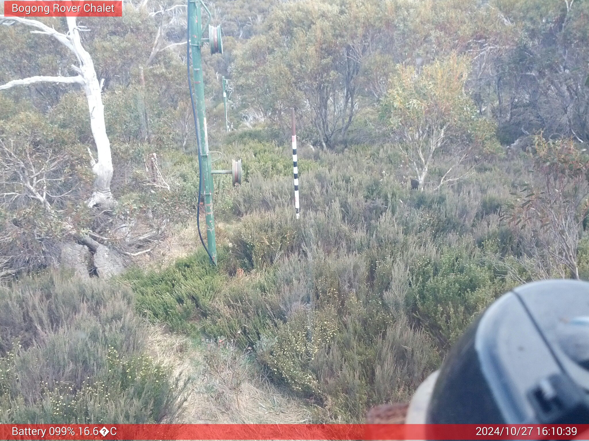 Bogong Web Cam 4:10pm Sunday 27th of October 2024