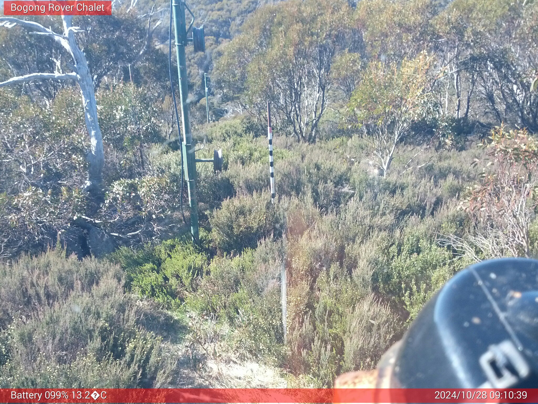 Bogong Web Cam 9:10am Monday 28th of October 2024