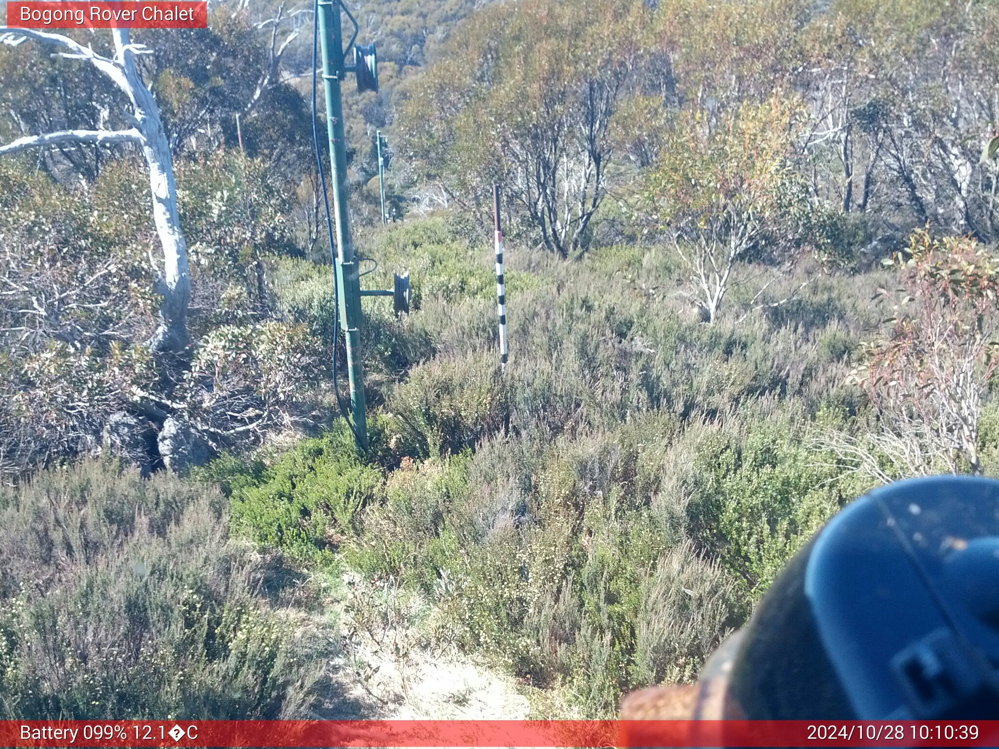 Bogong Web Cam 10:10am Monday 28th of October 2024