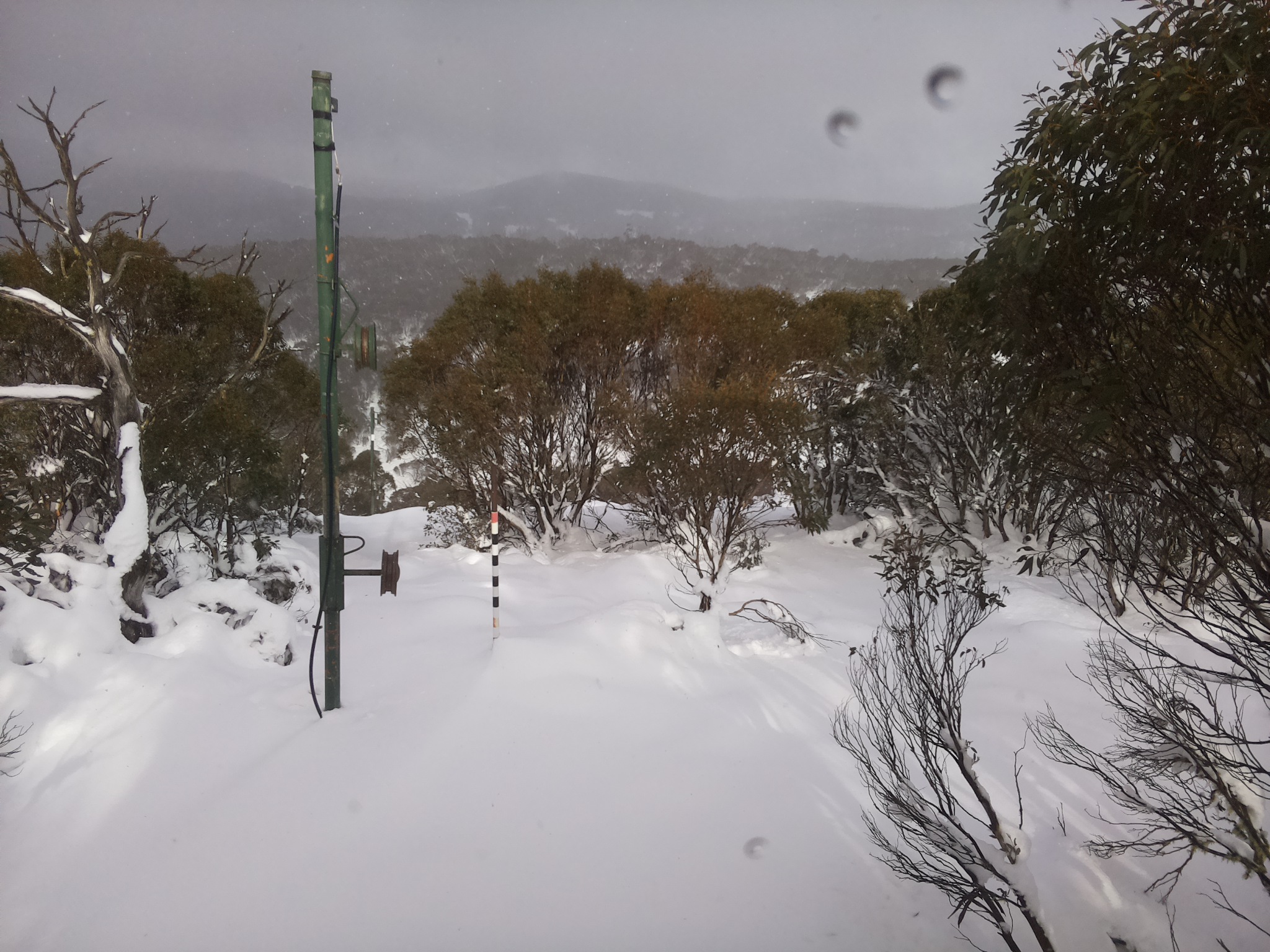 Bogong Web Cam 2:20pm Tuesday 10th of June 2025