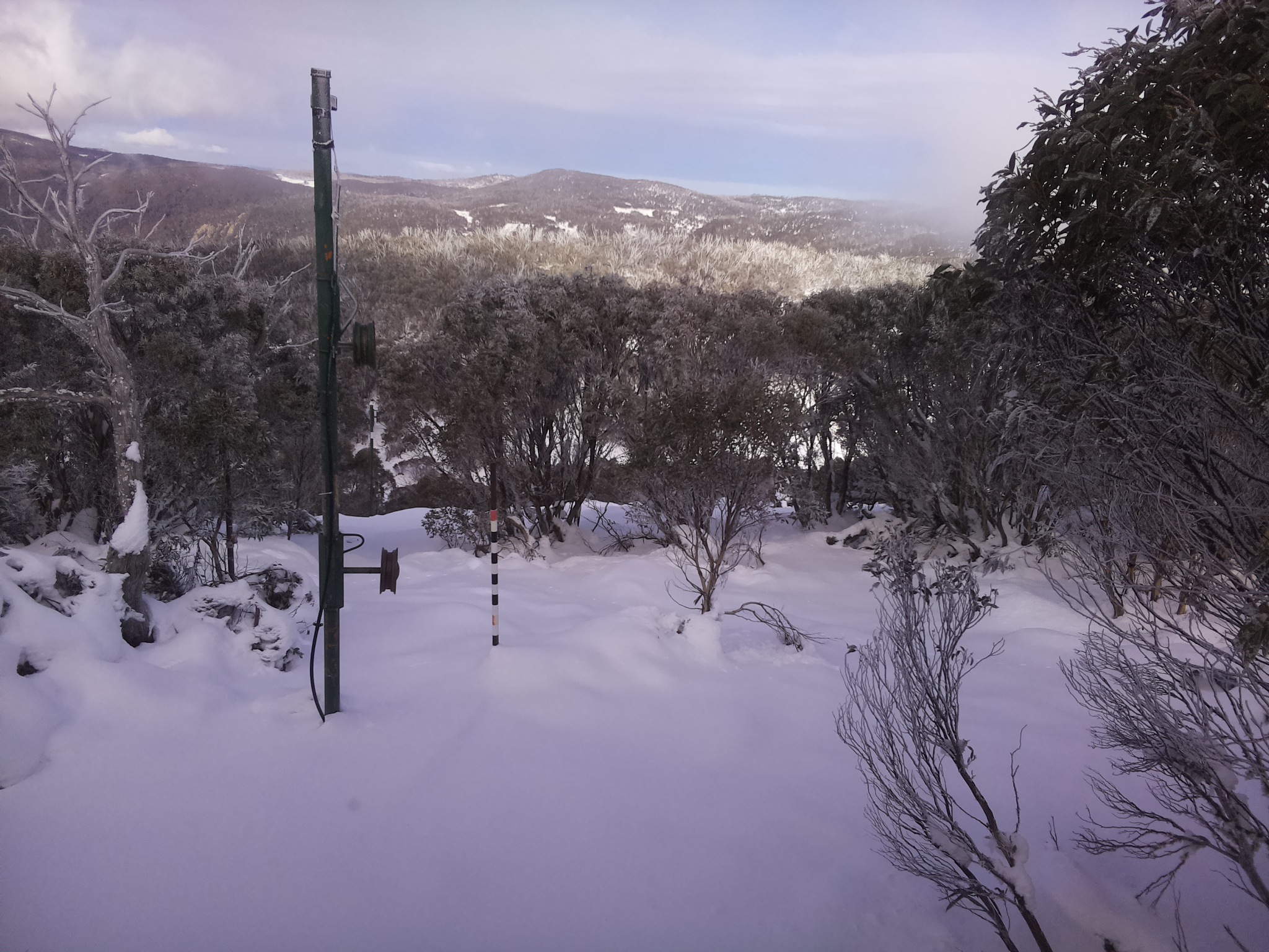 Bogong Web Cam 1:10pm Monday 16th of June 2025