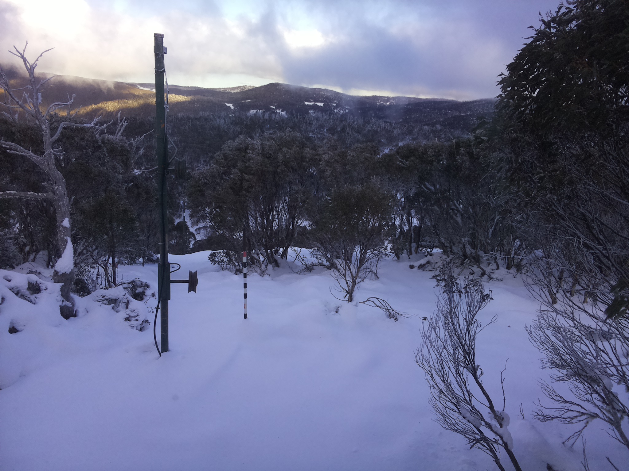 Bogong Web Cam 4:00pm Monday 16th of June 2025
