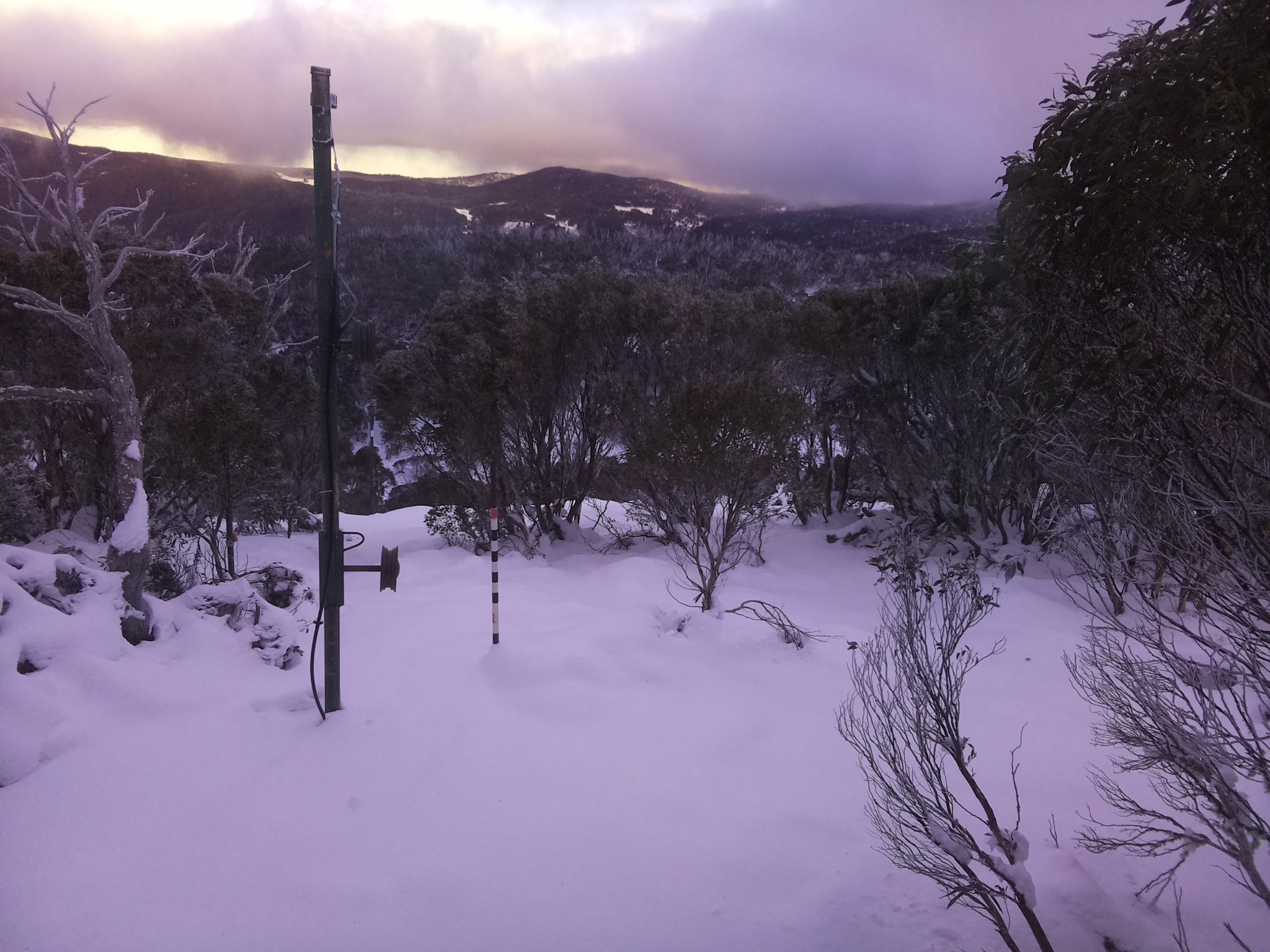 Bogong Web Cam 4:20pm Monday 16th of June 2025
