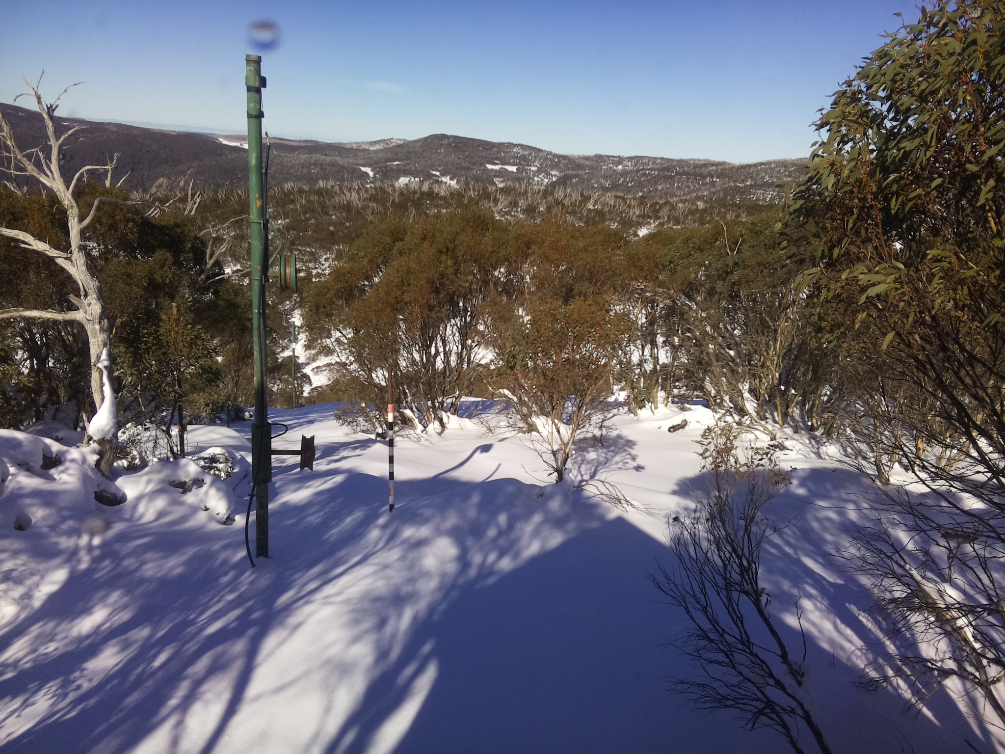 Bogong Web Cam 12:40pm Wednesday 18th of June 2025