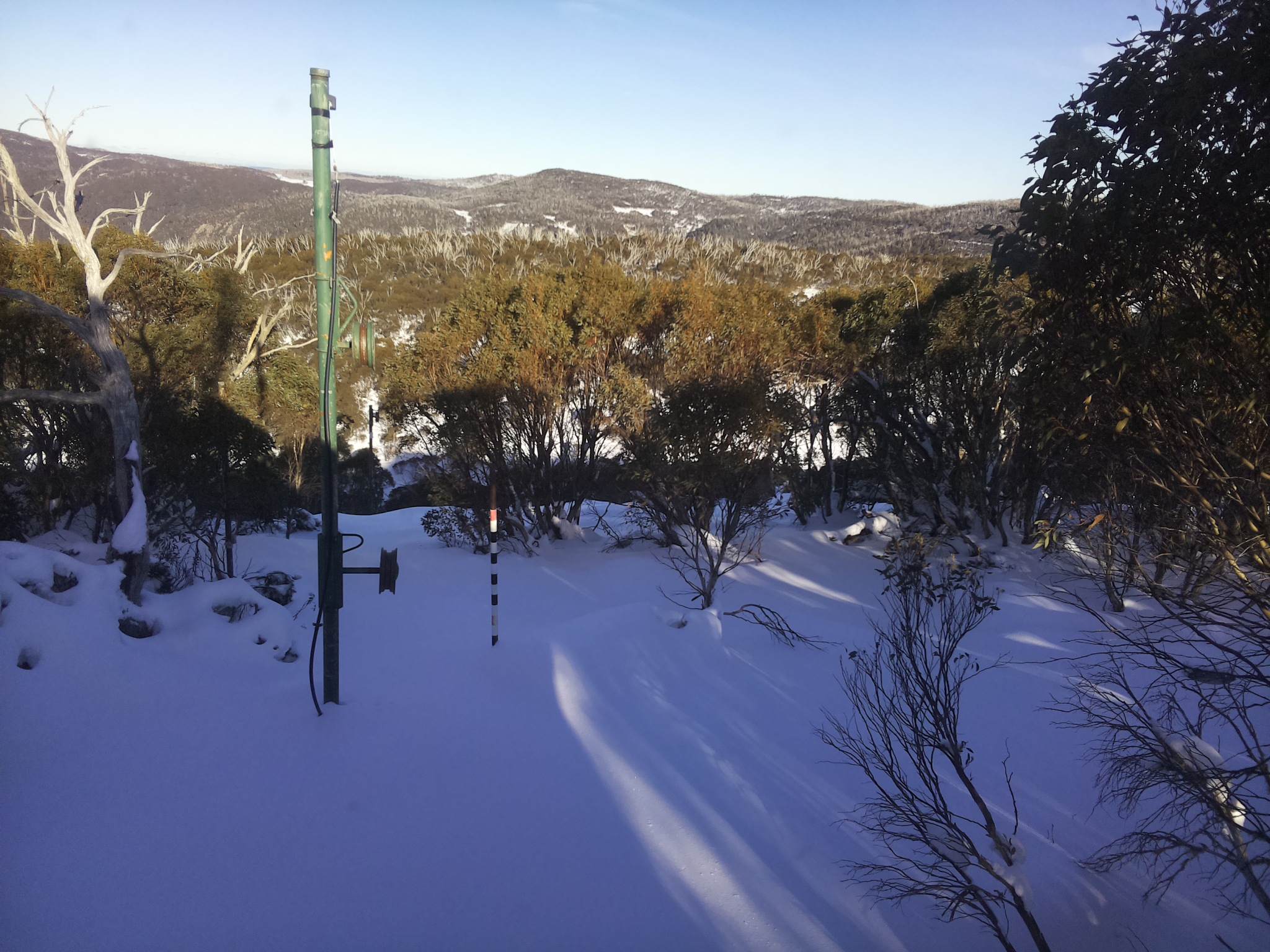 Bogong Web Cam 3:10pm Wednesday 18th of June 2025