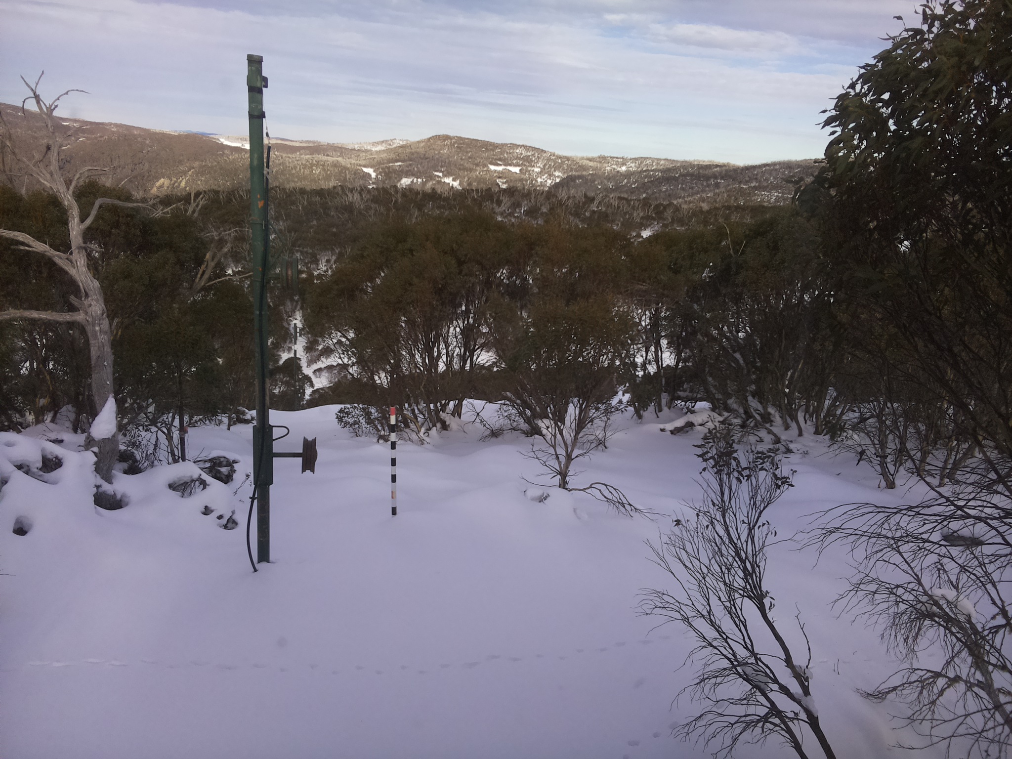 Bogong Web Cam 2:10pm Thursday 19th of June 2025