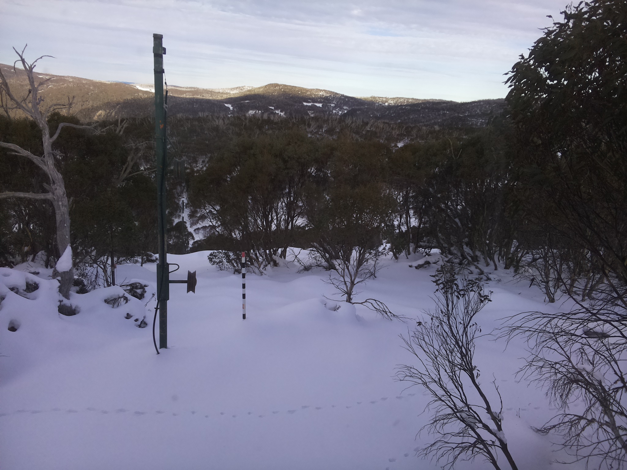 Bogong Web Cam 2:20pm Thursday 19th of June 2025