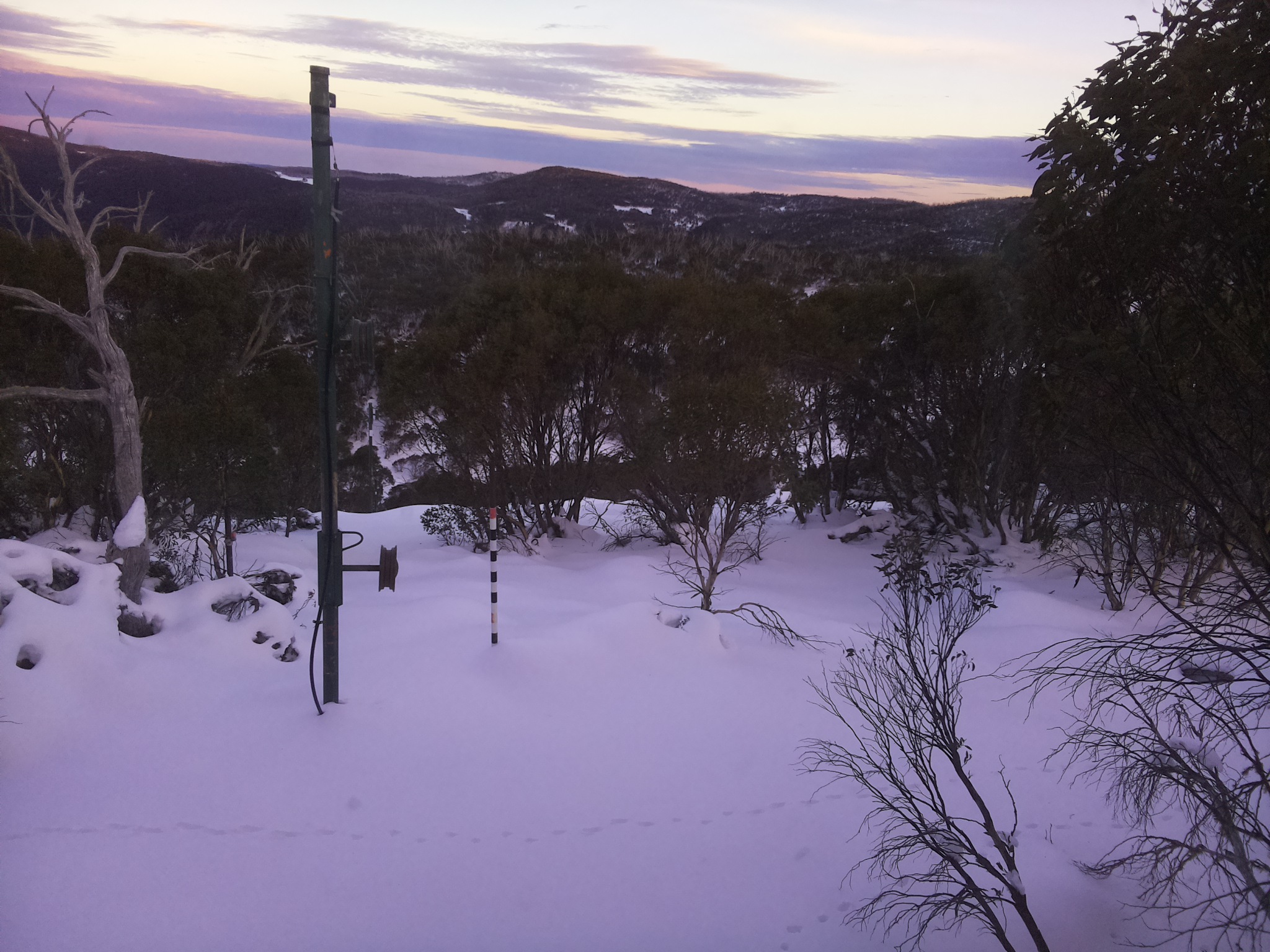 Bogong Web Cam 4:50pm Thursday 19th of June 2025