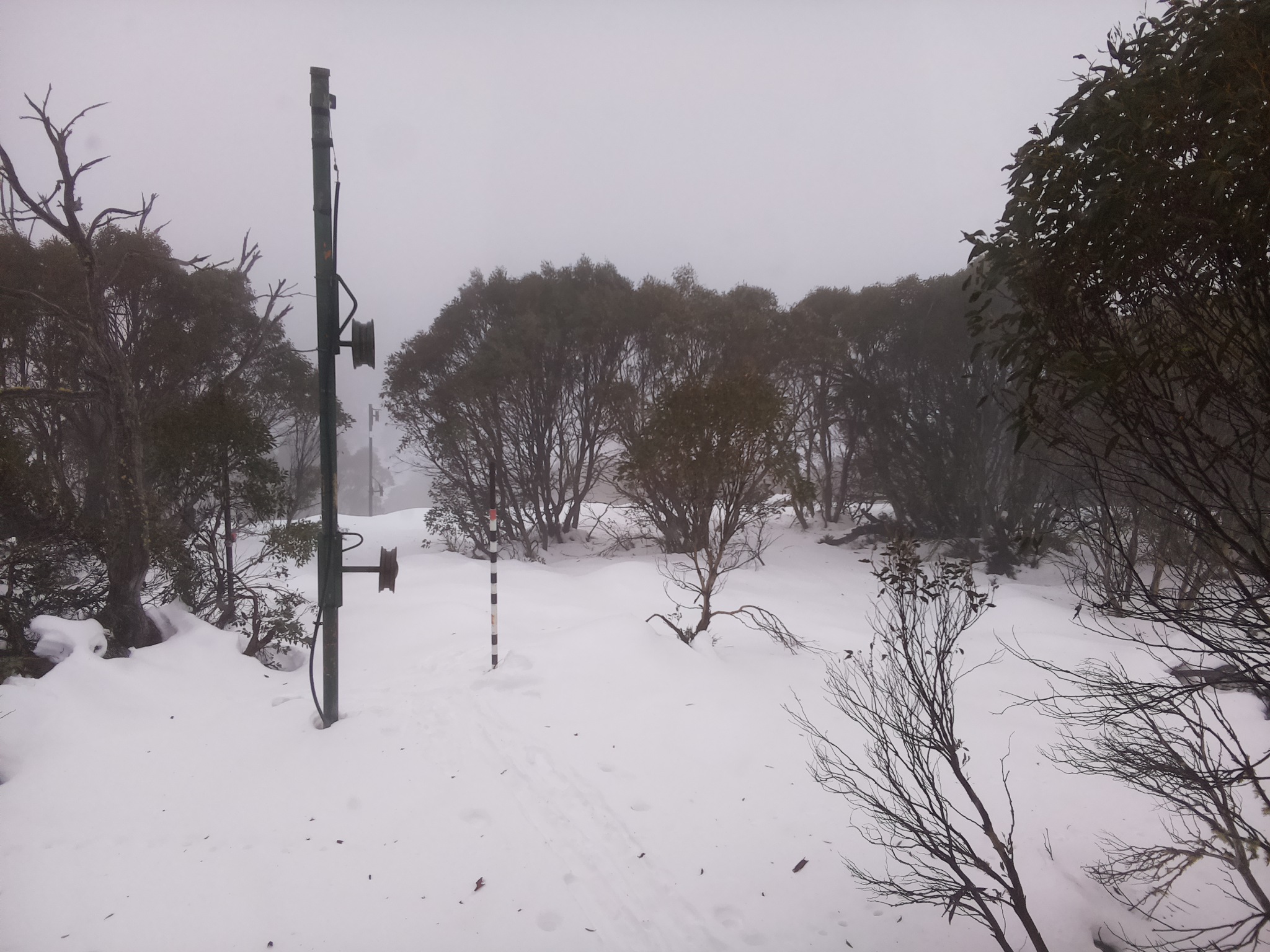 Bogong Web Cam 2:00pm Monday 23rd of June 2025