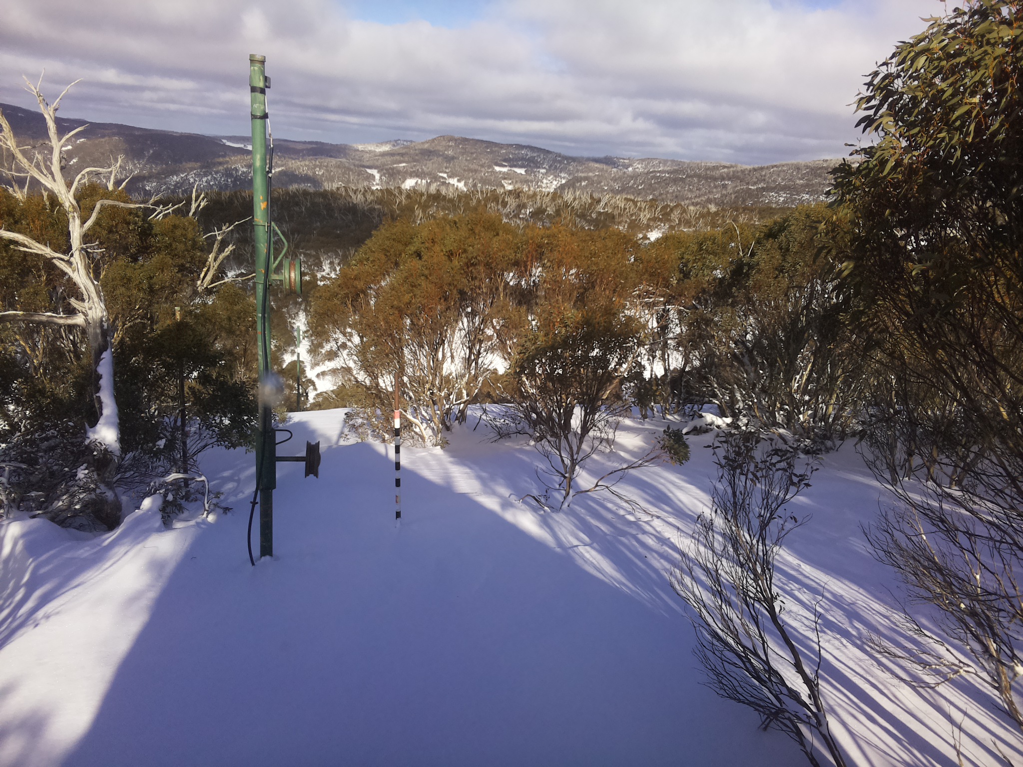 Bogong Web Cam 2:10pm Thursday 26th of June 2025
