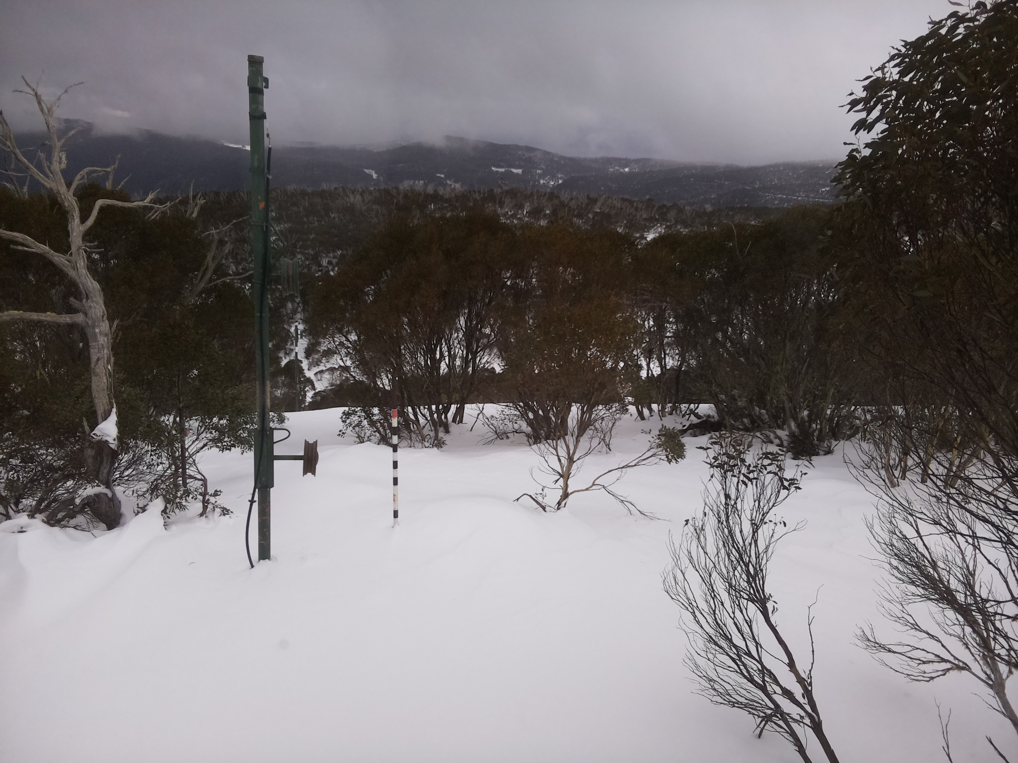 Bogong Web Cam 2:10pm Monday 30th of June 2025