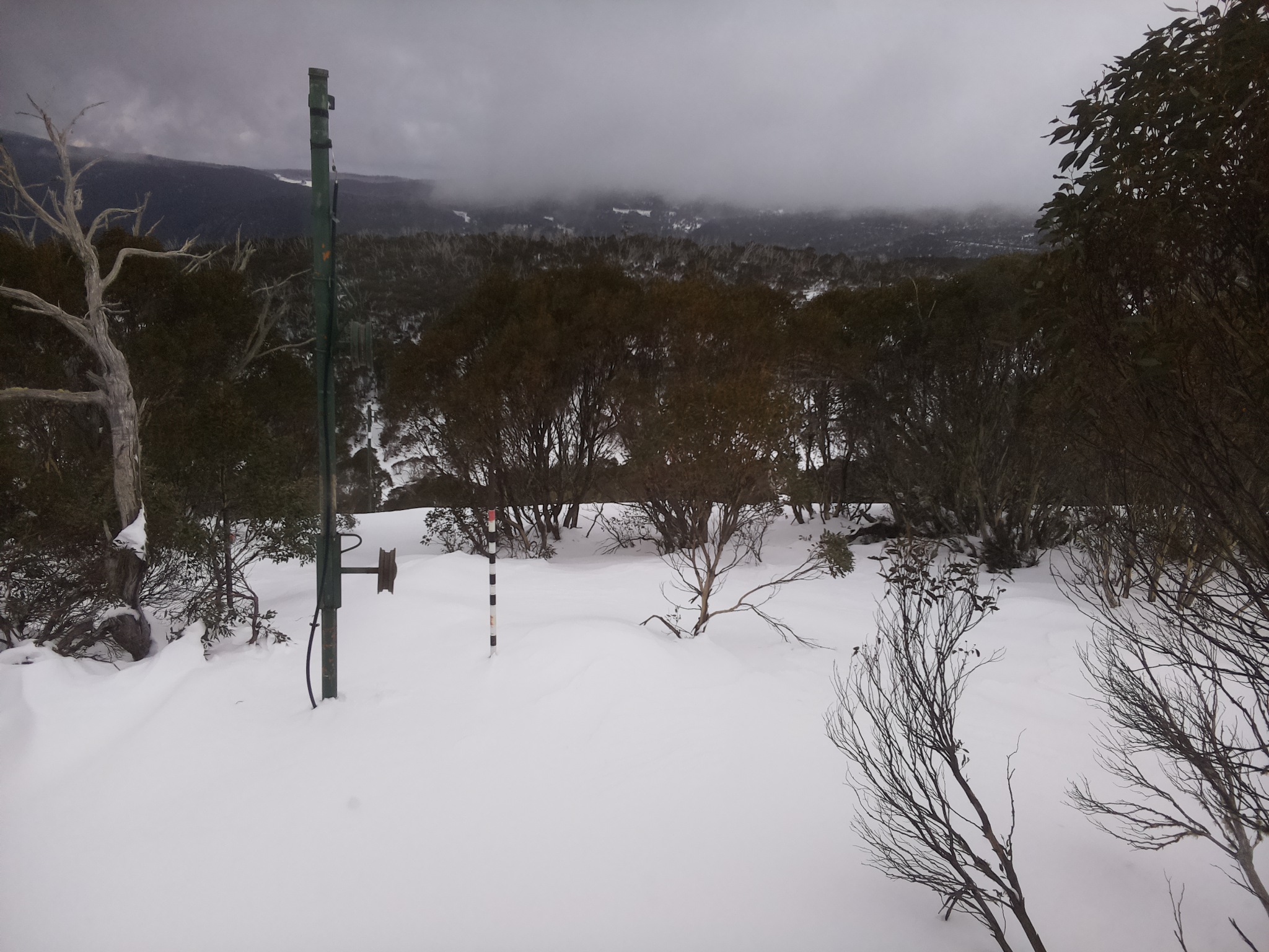 Bogong Web Cam 2:40pm Monday 30th of June 2025
