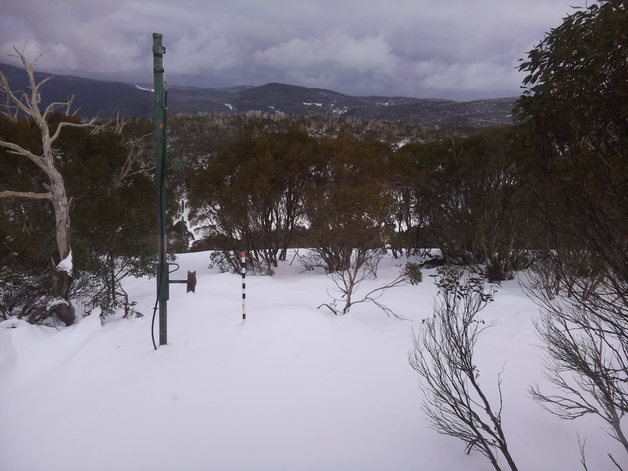 Bogong Web Cam 4:10pm Monday 30th of June 2025