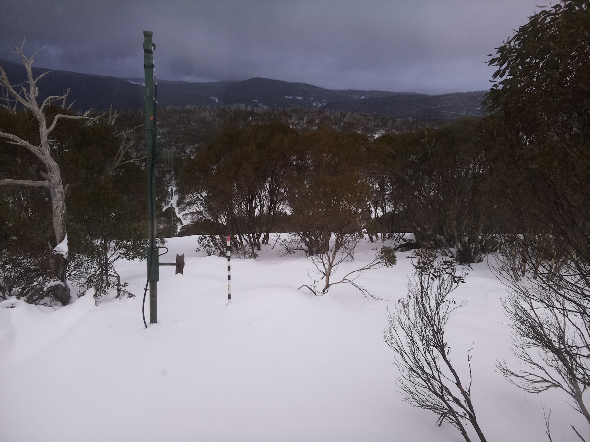 Bogong Web Cam 4:40pm Monday 30th of June 2025