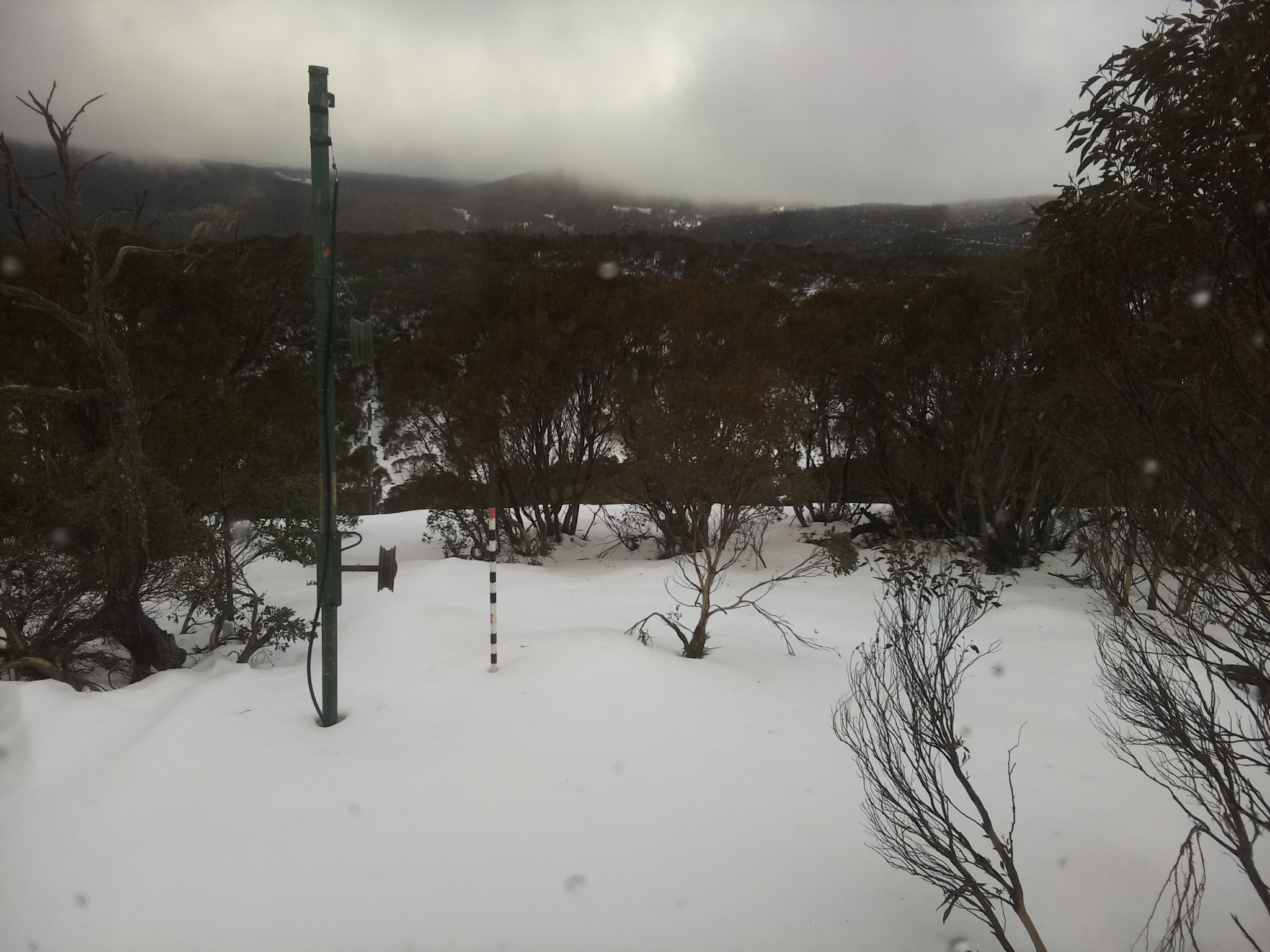 Bogong Web Cam 4:10pm Thursday 3rd of July 2025