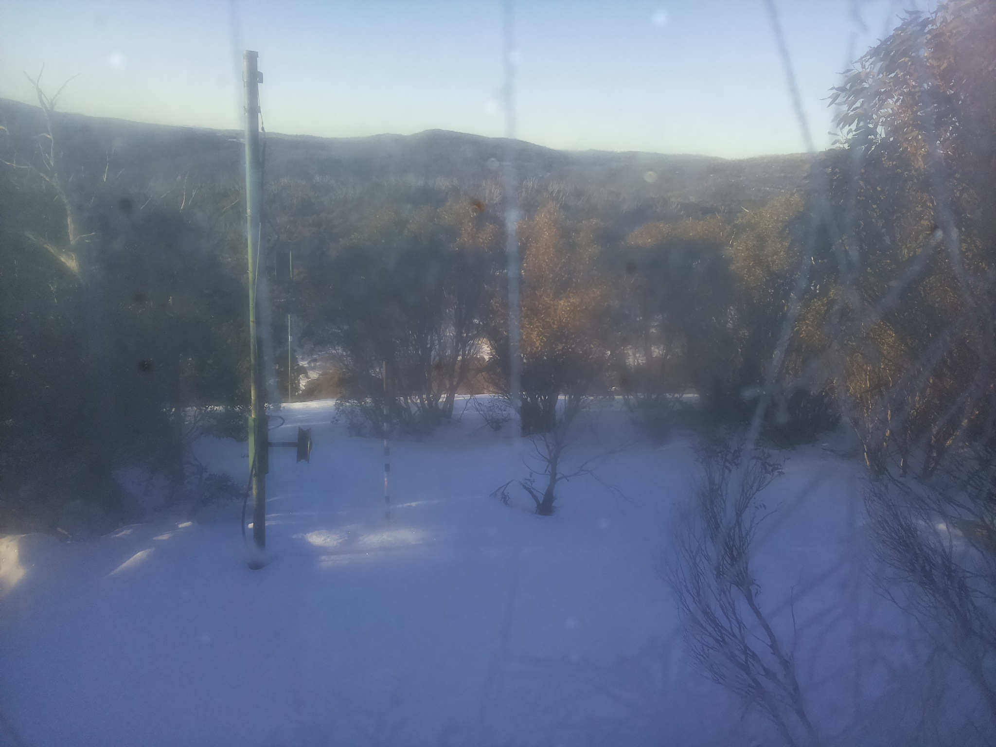 Bogong Web Cam 8:10am Friday 4th of July 2025