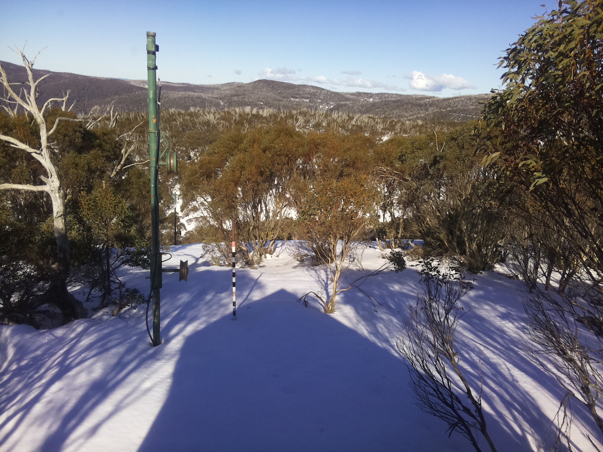 Bogong Web Cam 1:30pm Friday 4th of July 2025