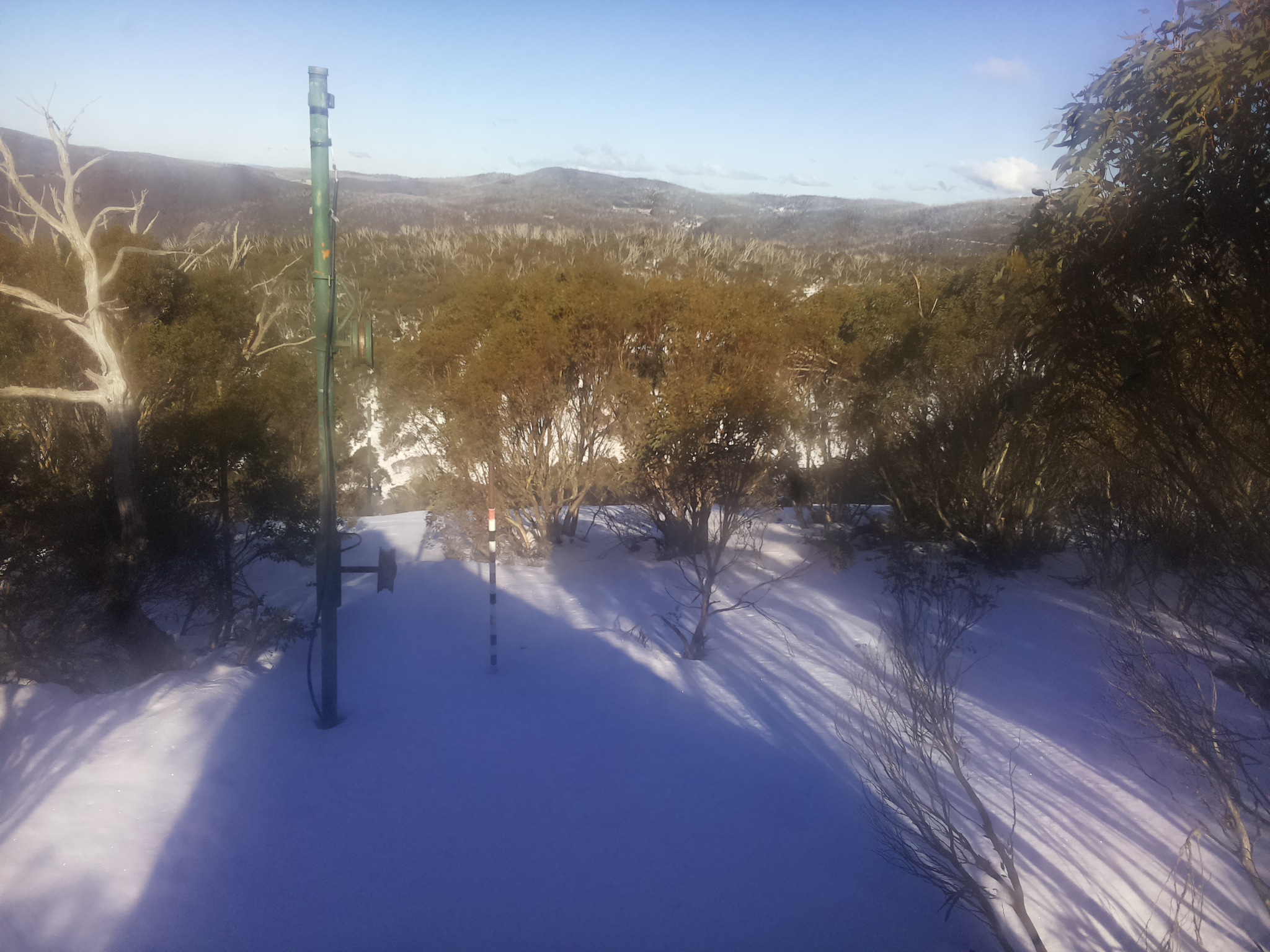 Bogong Web Cam 2:10pm Friday 4th of July 2025