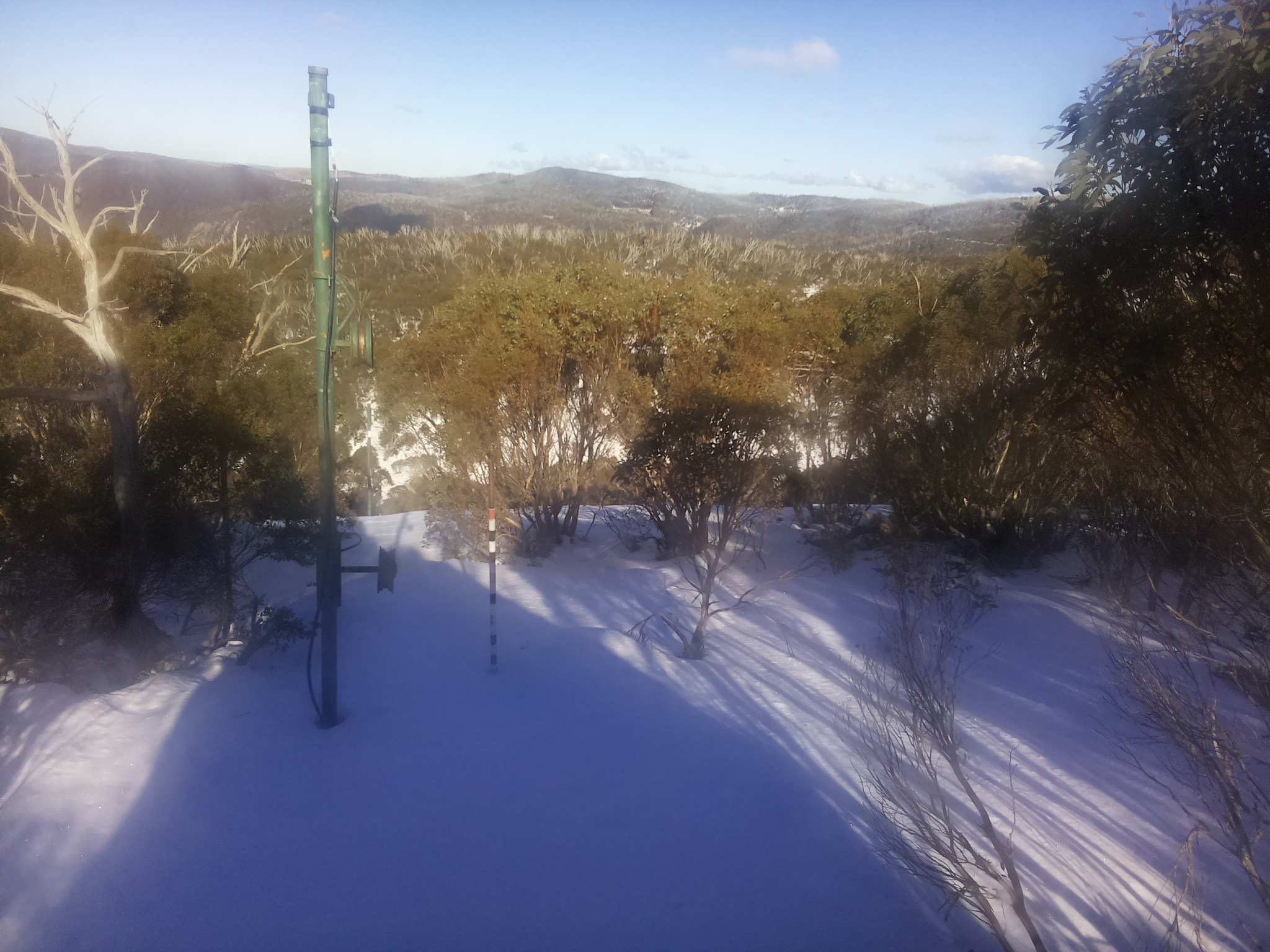 Bogong Web Cam 2:20pm Friday 4th of July 2025