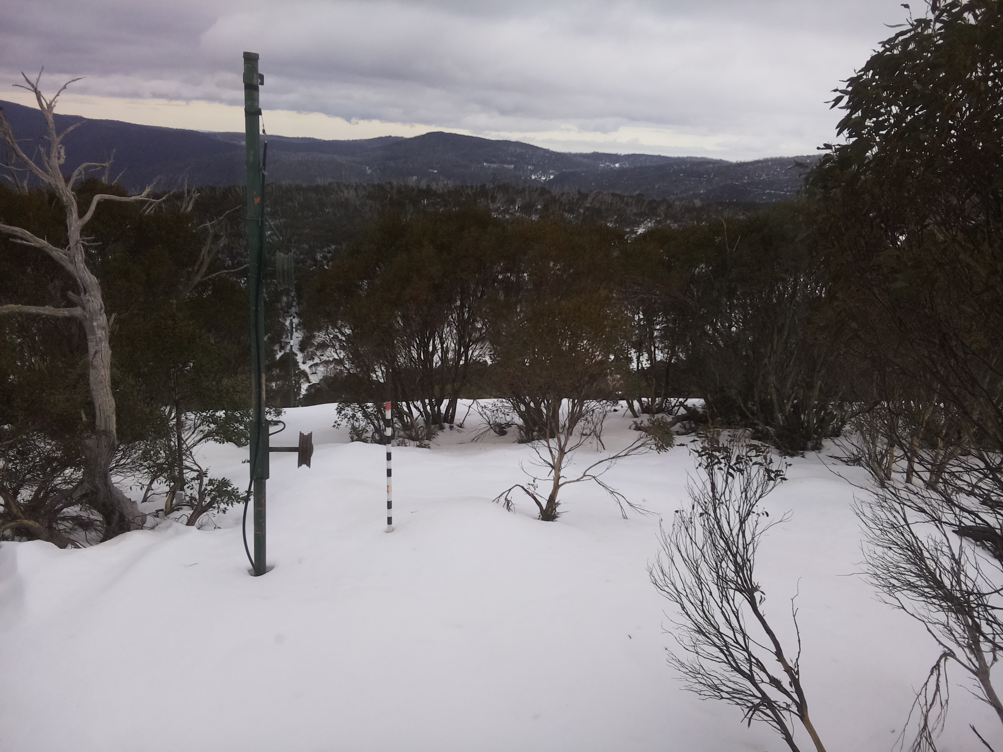 Bogong Web Cam 2:10pm Sunday 6th of July 2025