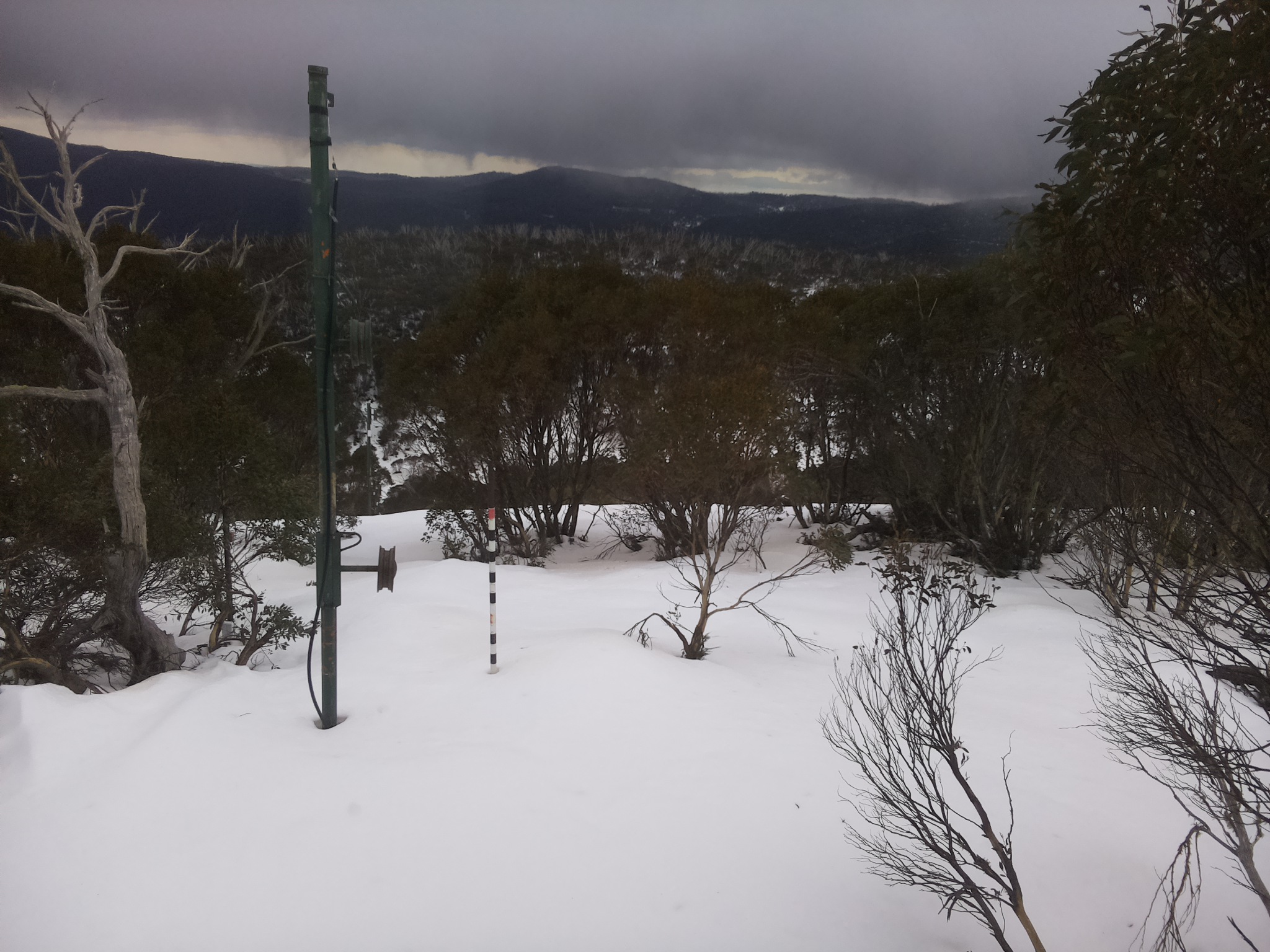 Bogong Web Cam 2:20pm Sunday 6th of July 2025
