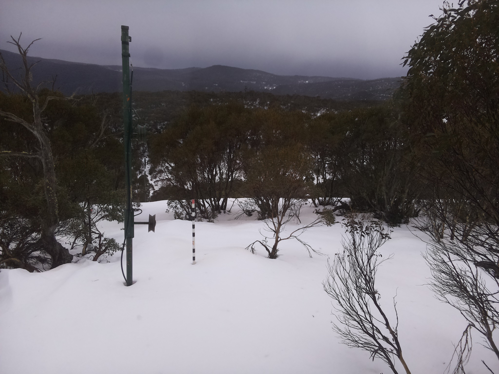 Bogong Web Cam 3:40pm Sunday 6th of July 2025