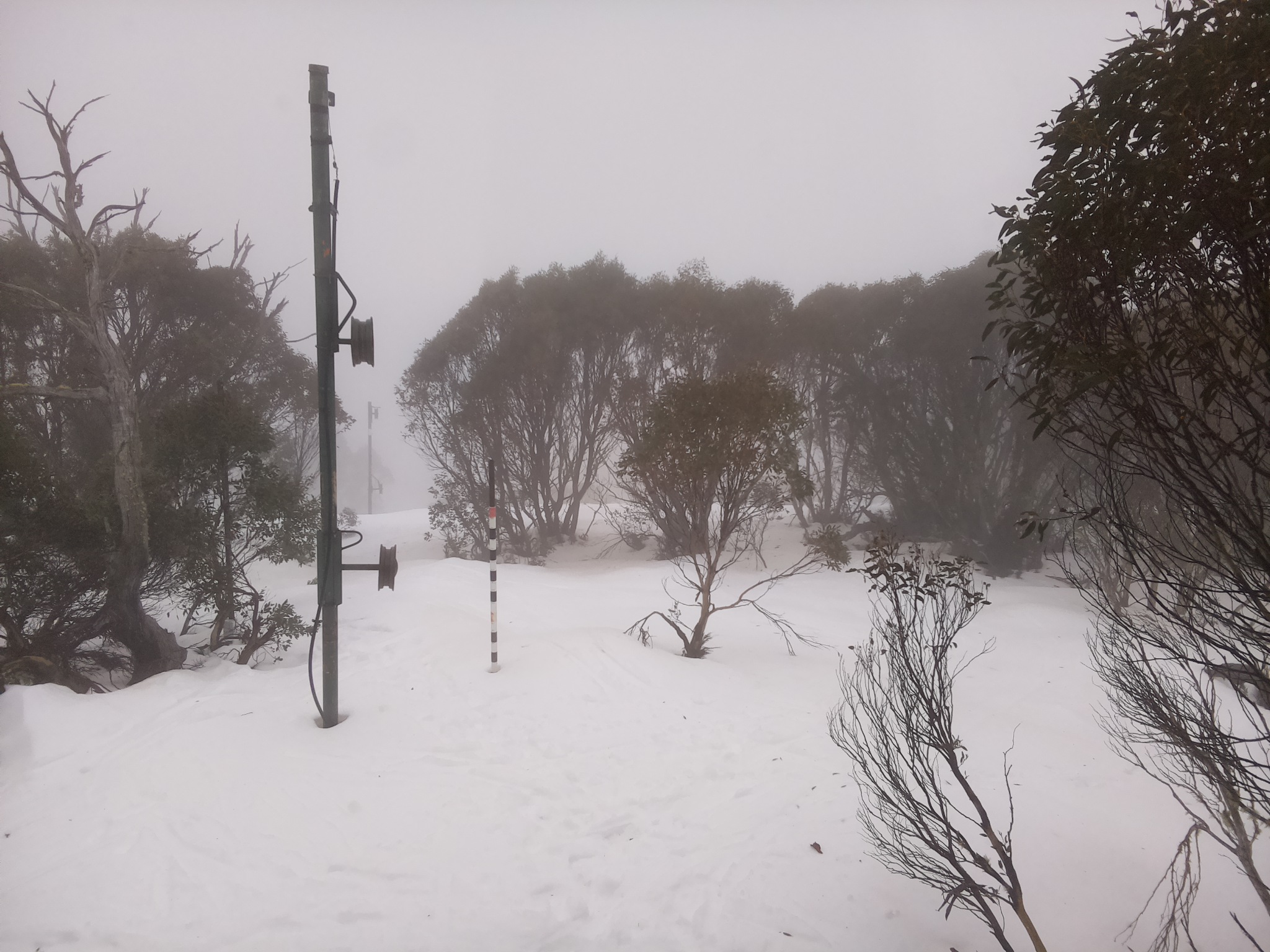Bogong Web Cam 9:10am Tuesday 8th of July 2025