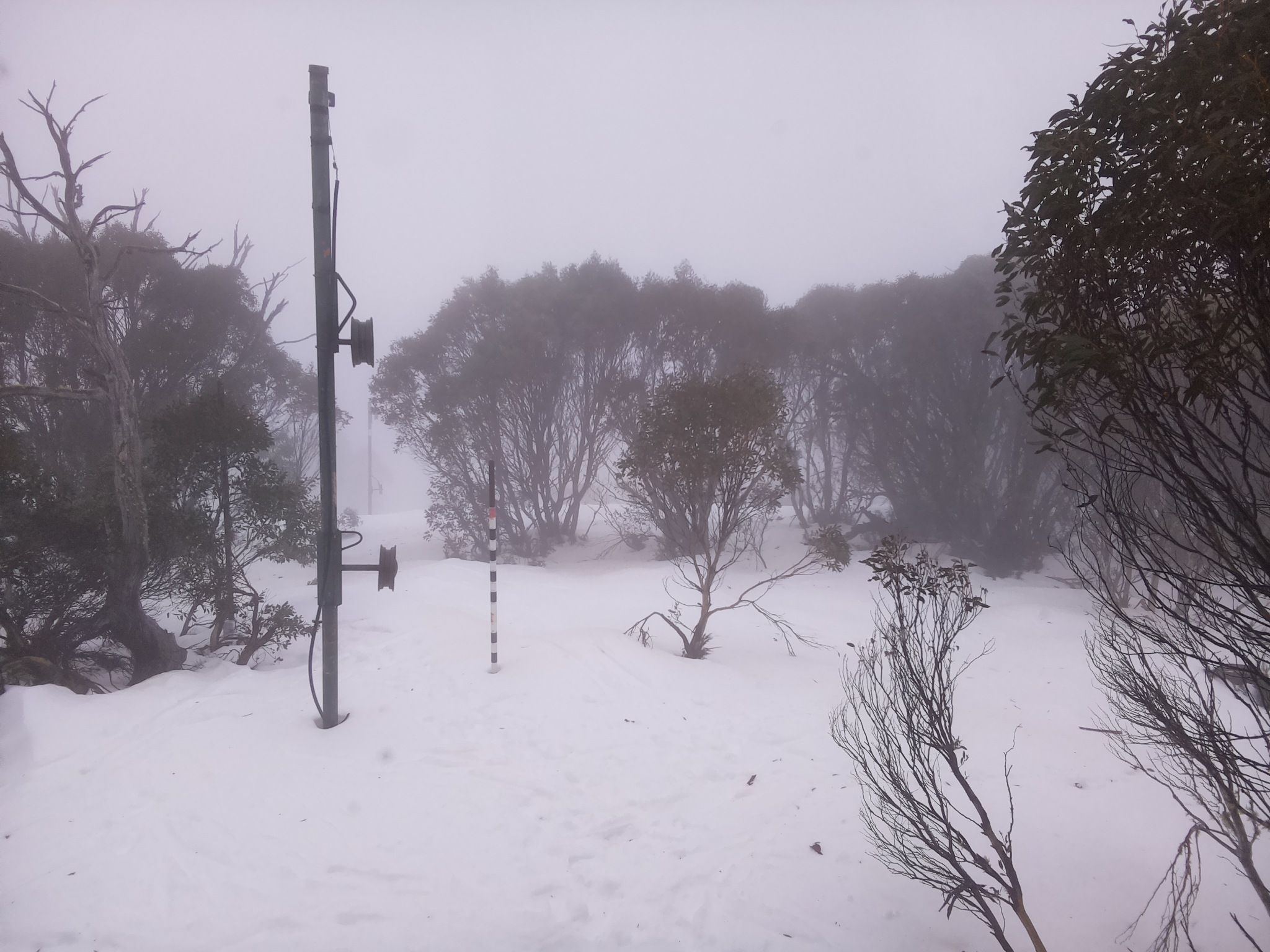 Bogong Web Cam 1:00pm Tuesday 8th of July 2025