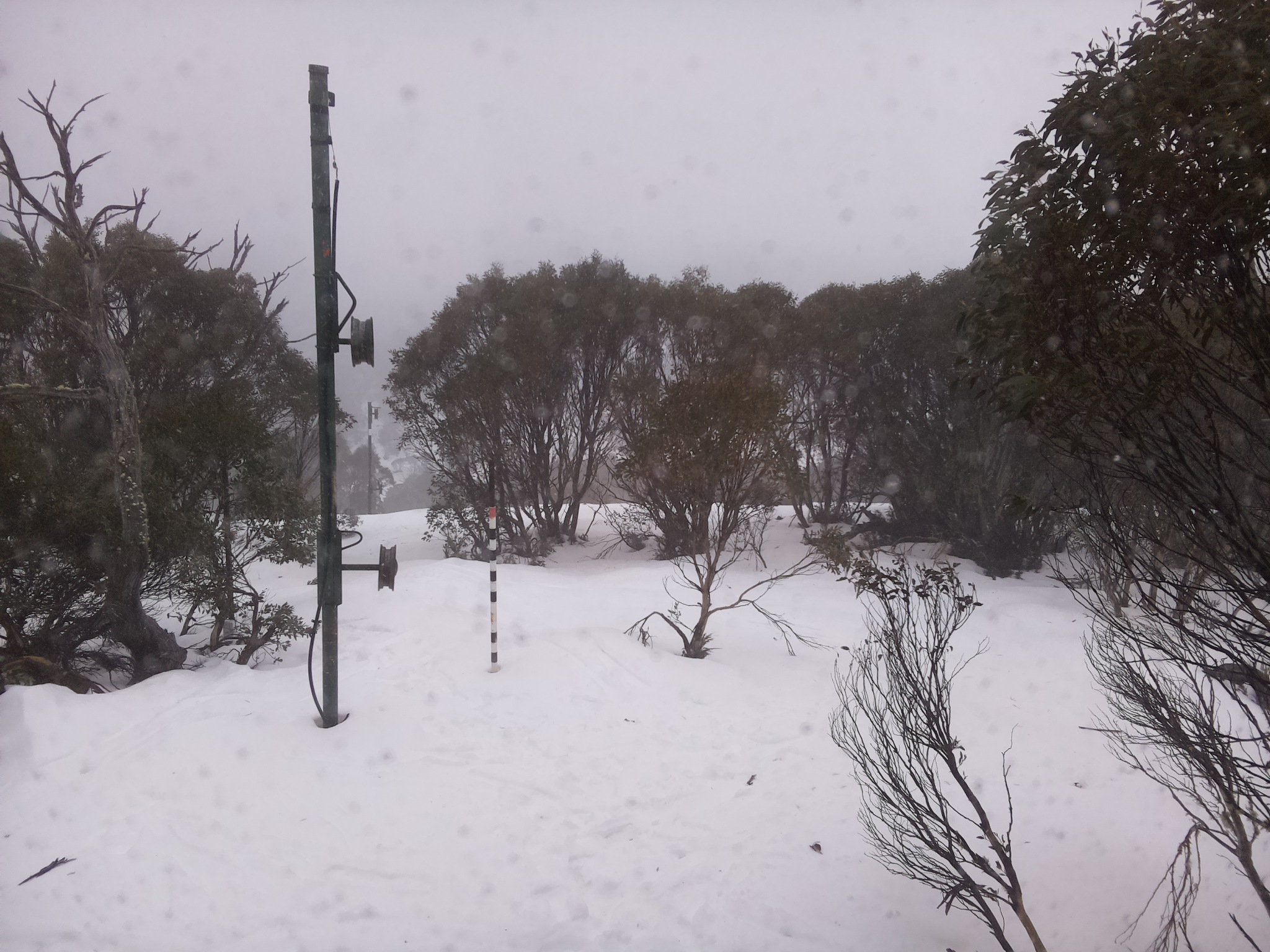 Bogong Web Cam 1:50pm Tuesday 8th of July 2025