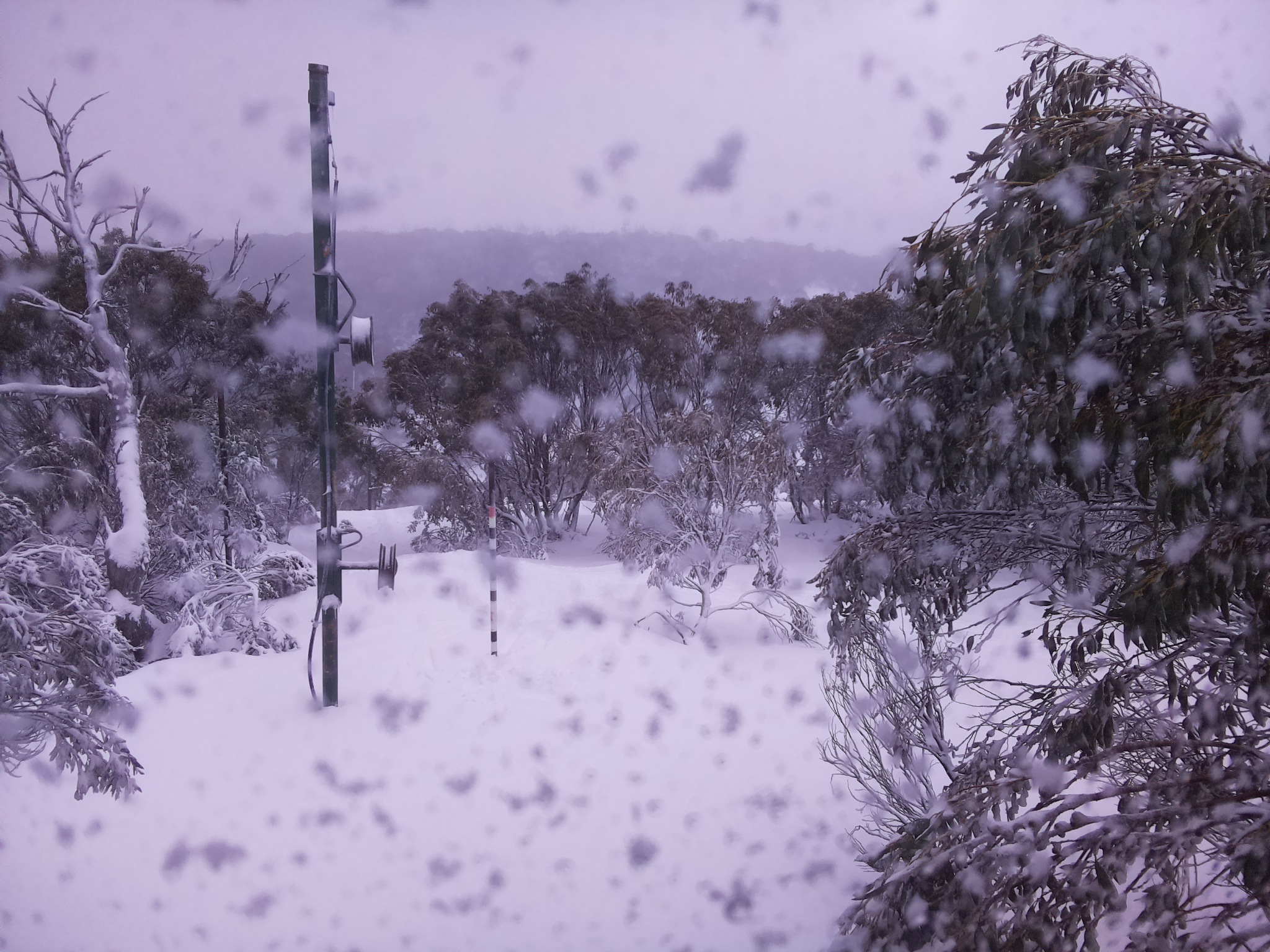 Bogong Web Cam 4:30pm Wednesday 9th of July 2025