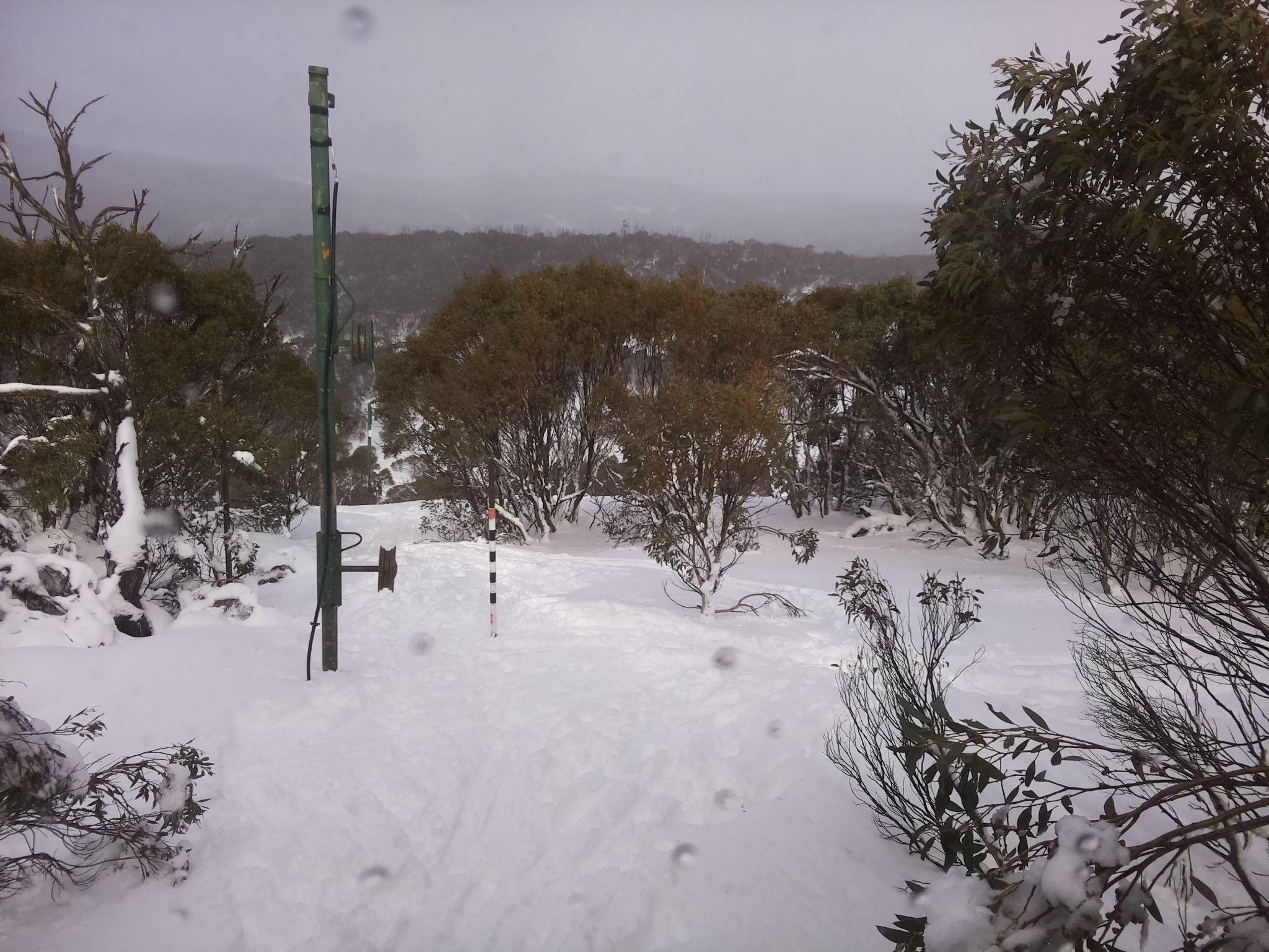 Bogong Web Cam 2:20pm Friday 11th of July 2025