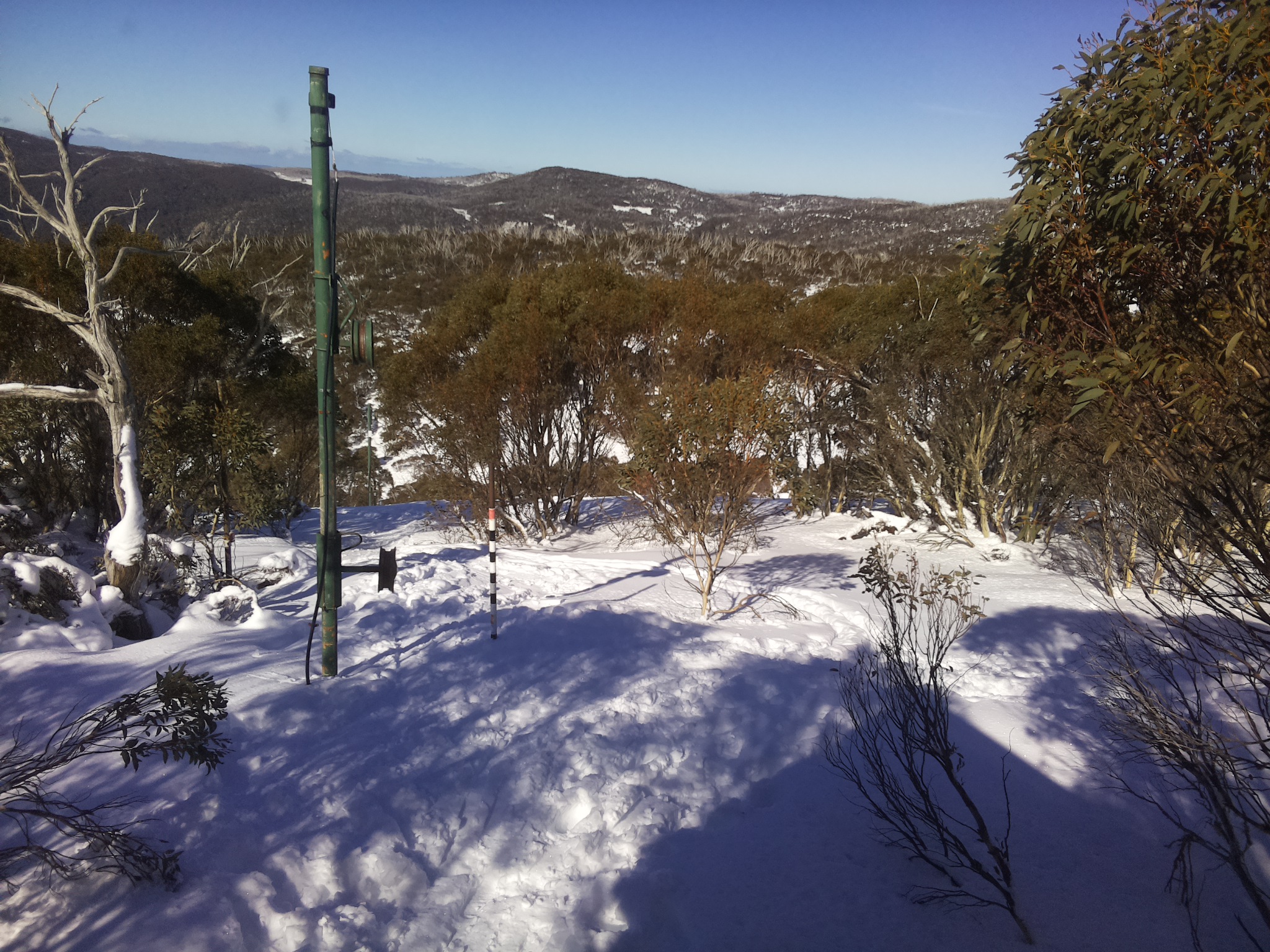 Bogong Web Cam 12:10pm Saturday 12th of July 2025