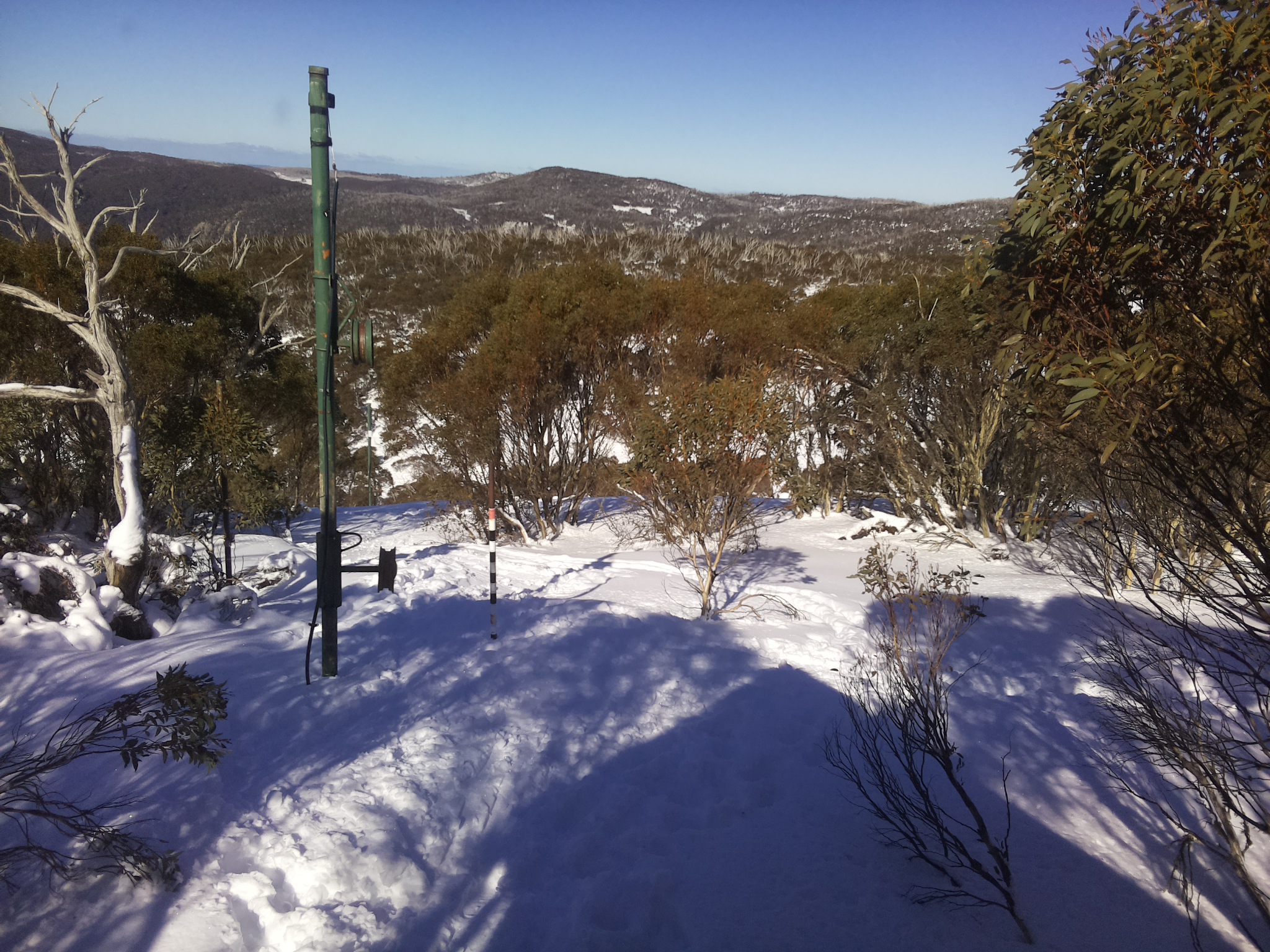Bogong Web Cam 12:40pm Saturday 12th of July 2025