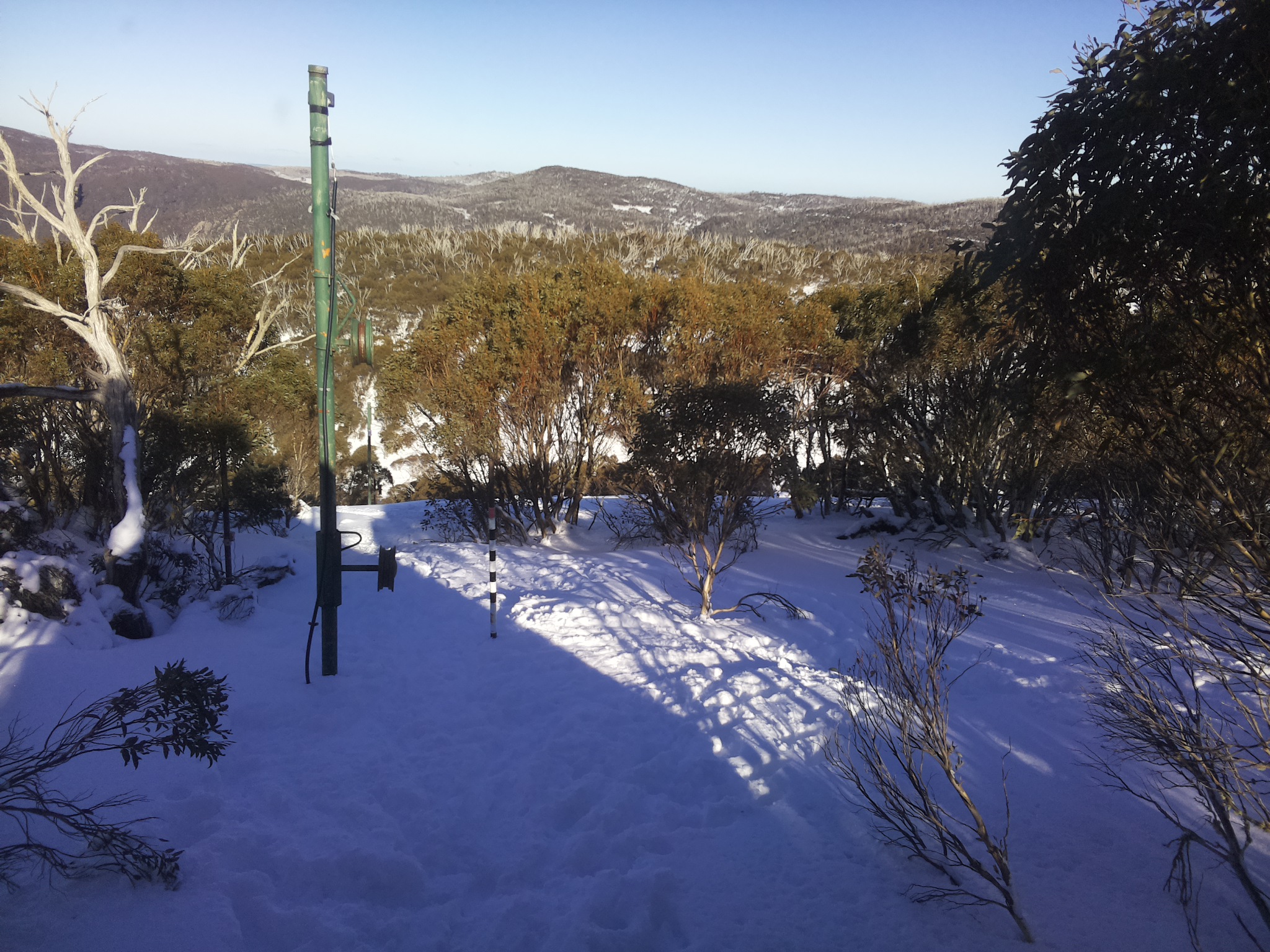 Bogong Web Cam 2:50pm Saturday 12th of July 2025