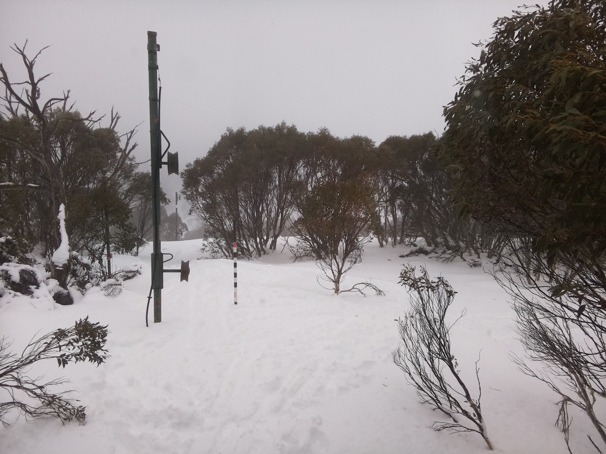 Bogong Web Cam 2:10pm Sunday 13th of July 2025