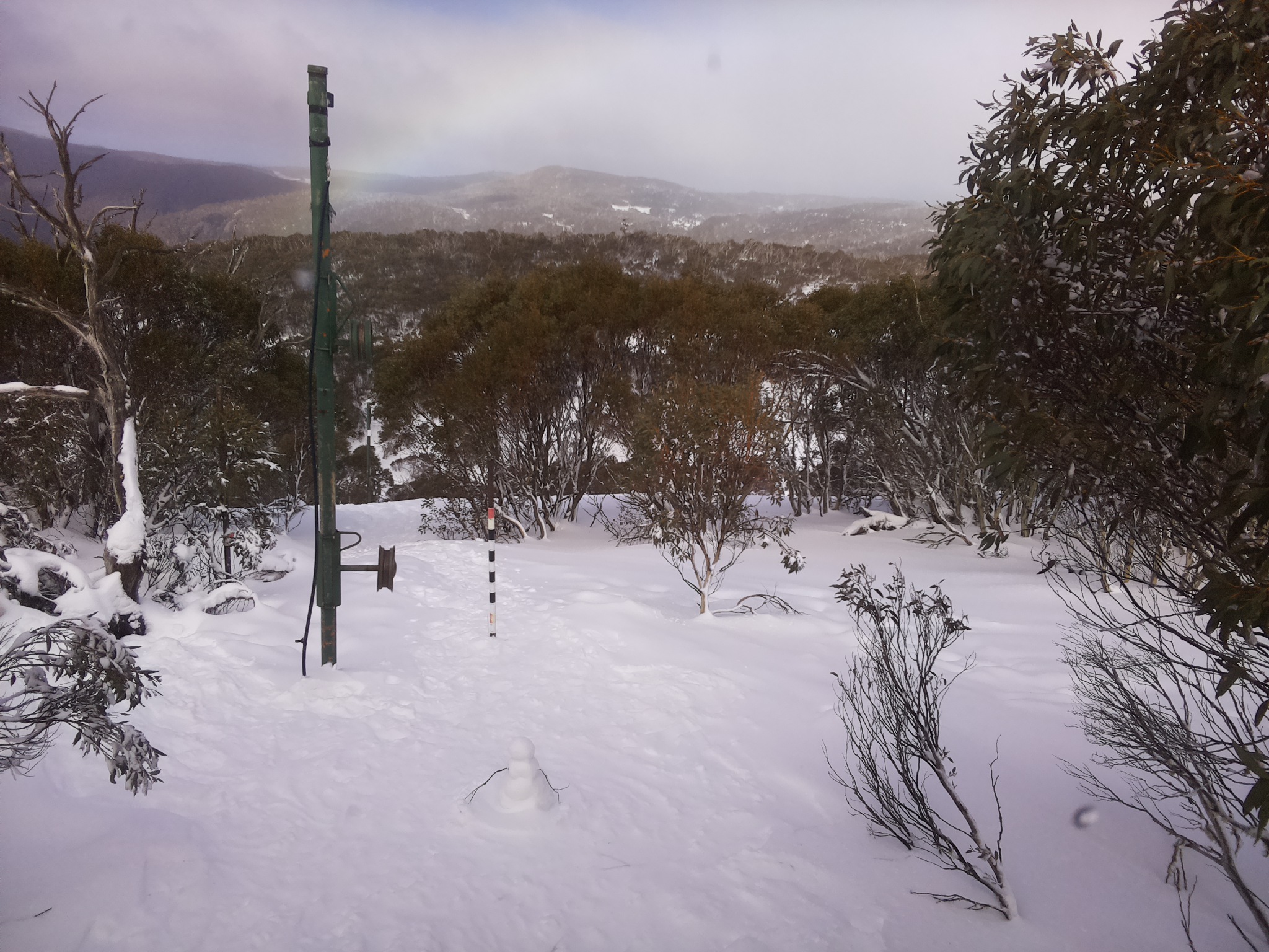 Bogong Web Cam 12:40pm Wednesday 16th of July 2025