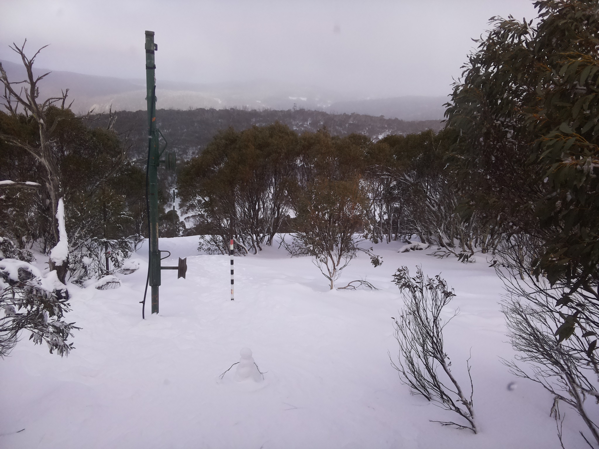 Bogong Web Cam 1:50pm Wednesday 16th of July 2025